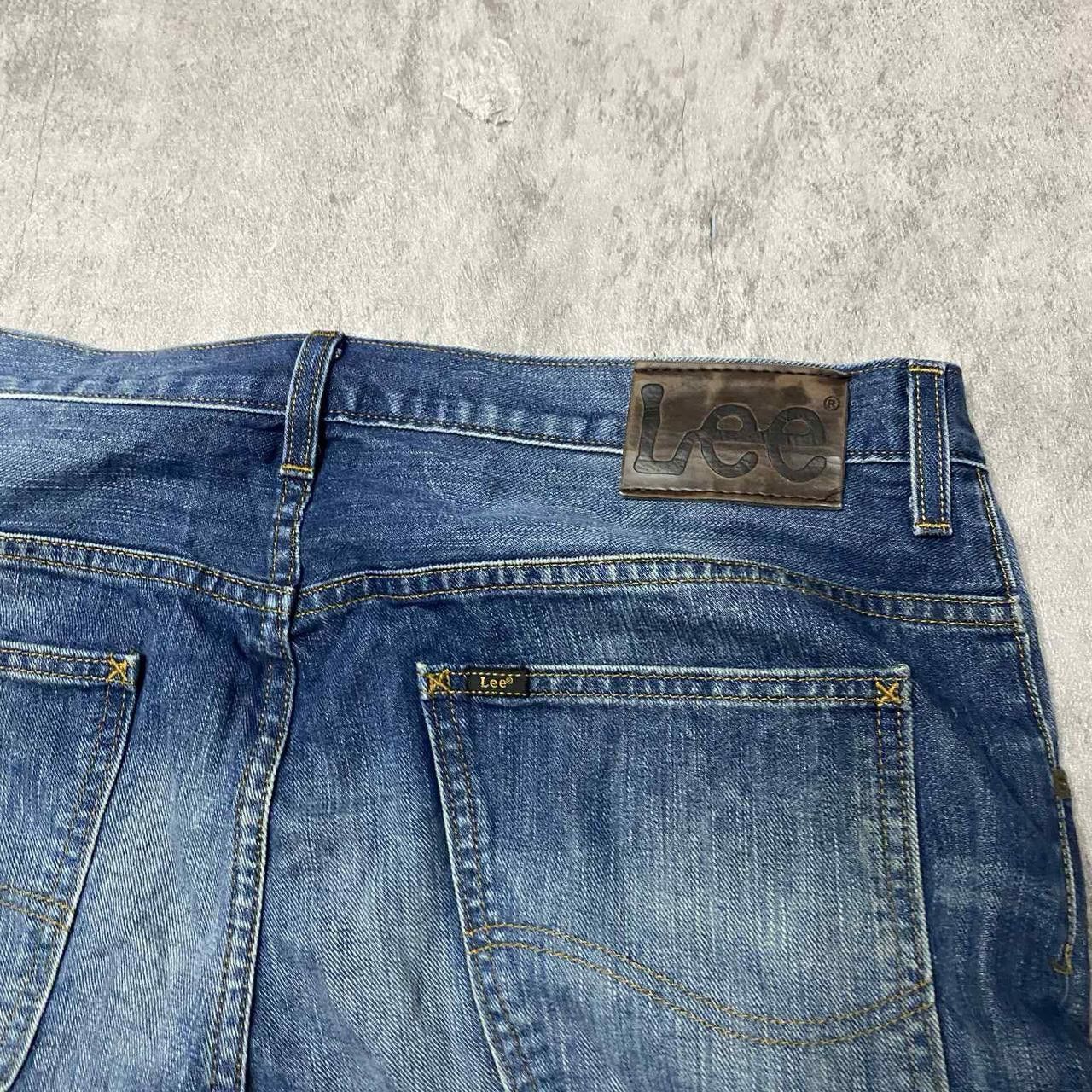 Lee Dark wash straight leg denim jeans #denim Size 34" / US 12 / IT 48 - 3 Thumbnail