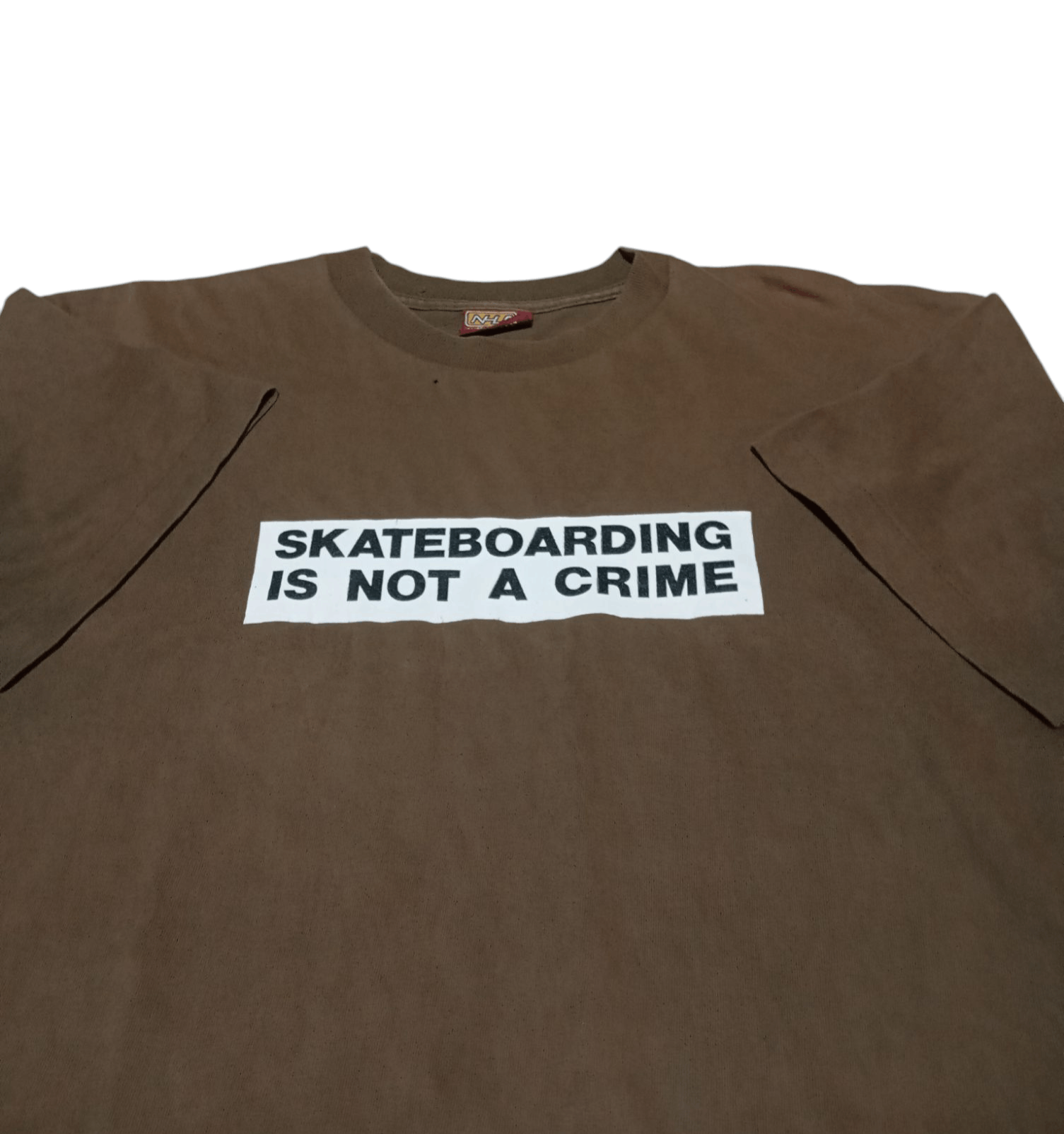 Santa Cruz Skateboards Vintage Santa Cruz " Skateboarding is not a crime " Shirt Size US L / EU 52-54 / 3 - 1 Thumbnail