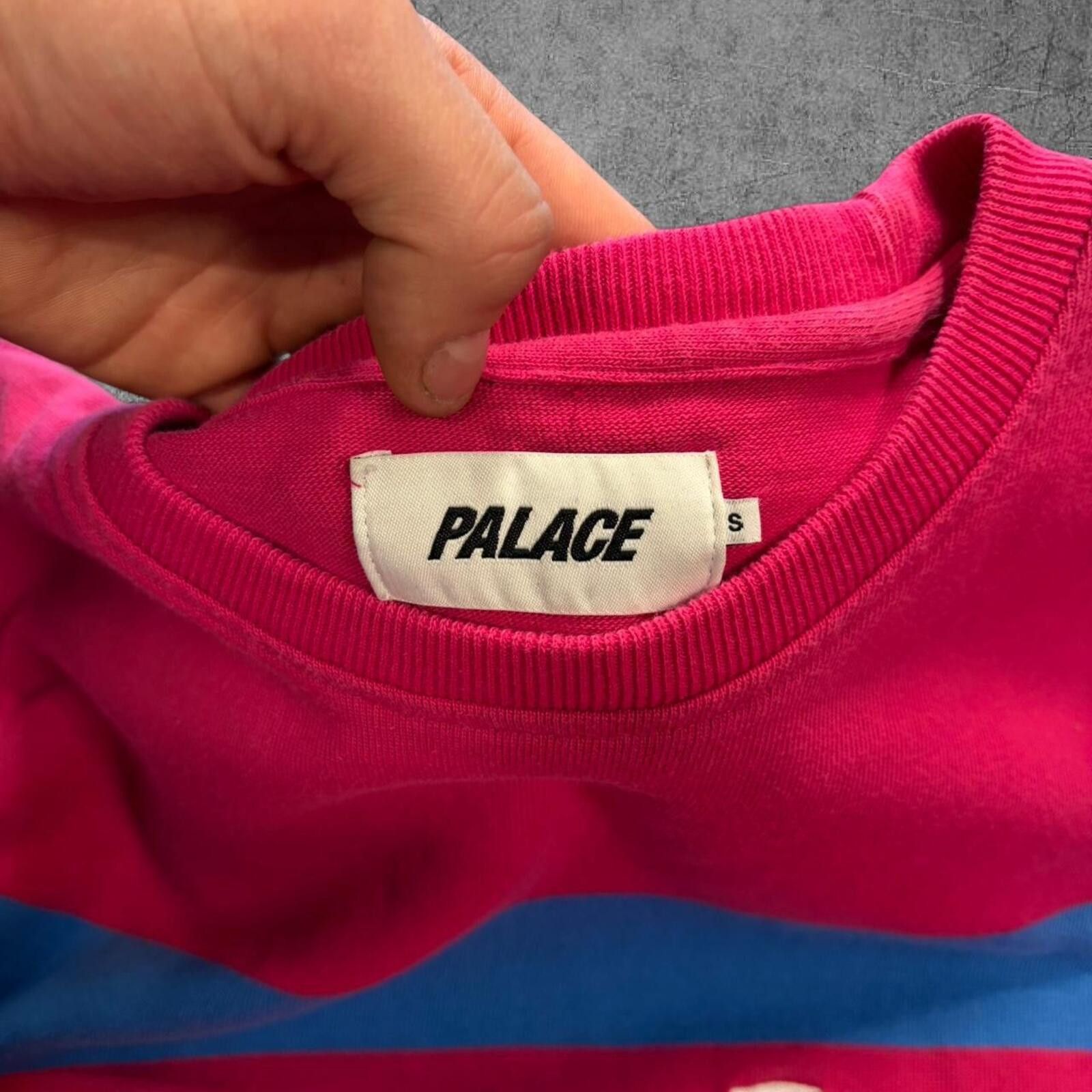 Palace Pink Palace Jeans Skate Crewneck Size US S / EU 44-46 / 1 - 4 Thumbnail
