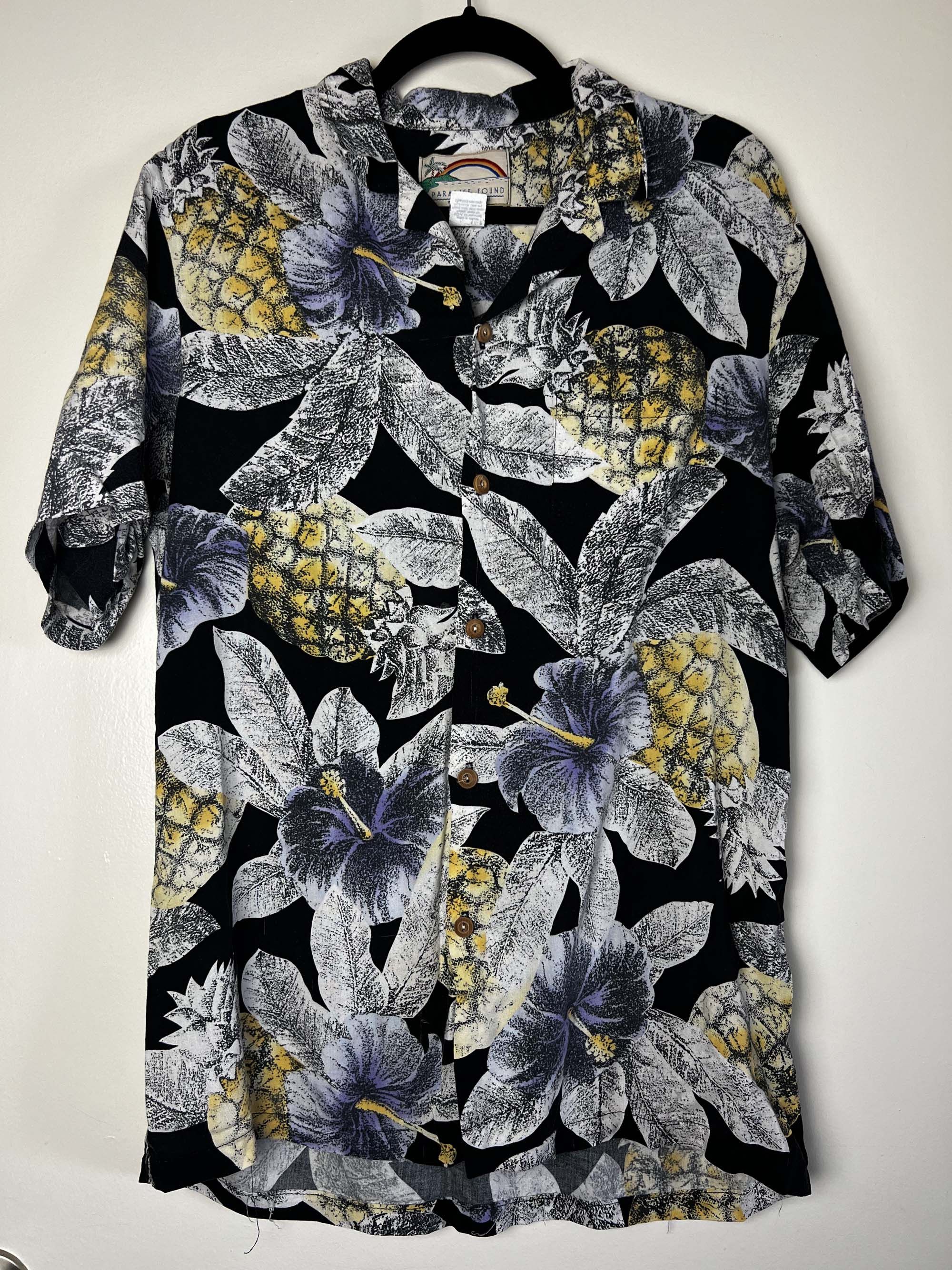 Paradise Found 1980's Paradise Found Hibiscus Pineapple Shirt -Magnum P.I. Size US L / EU 52-54 / 3 - 2 Thumbnail