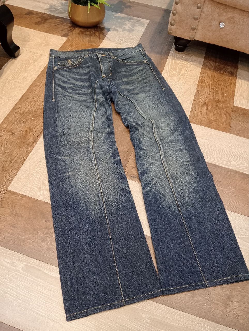 Takeo Kikuchi TAKEO KIKUCHI JAPAN BLUE DENIM BAGGY PANTS Size US 32 / EU 48 - 3 Thumbnail