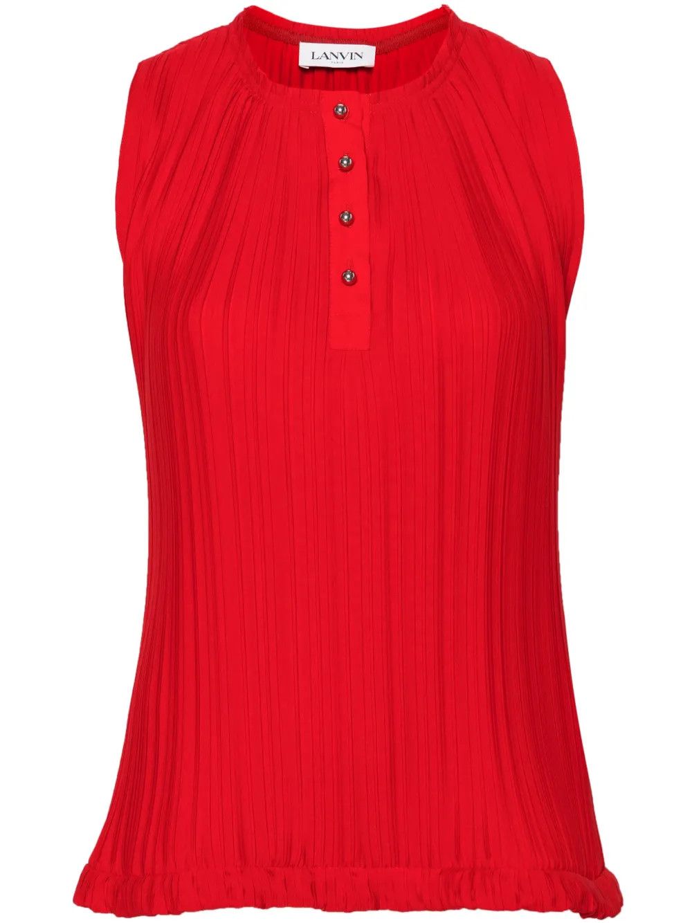 Lanvin o1y0326 Blouse in Red Size L / US 10 / IT 46 - 1 Thumbnail