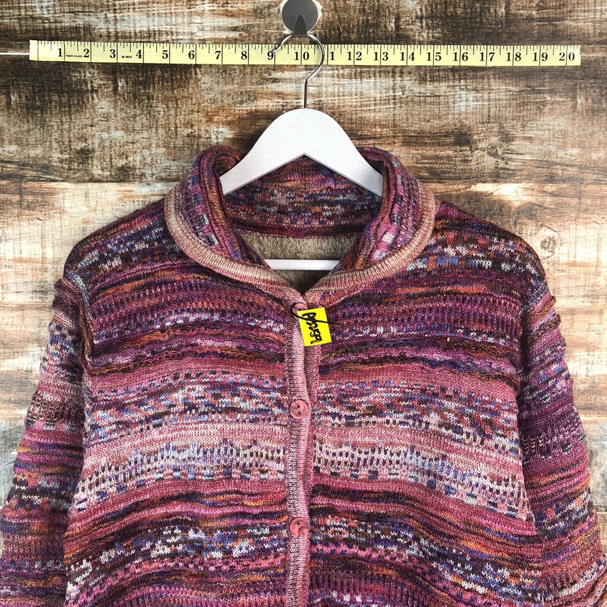 Homespun Knitwear Japanese Brand Purple Cardigan Knitwear #A2259 Size US M / EU 48-50 / 2 - 4 Thumbnail