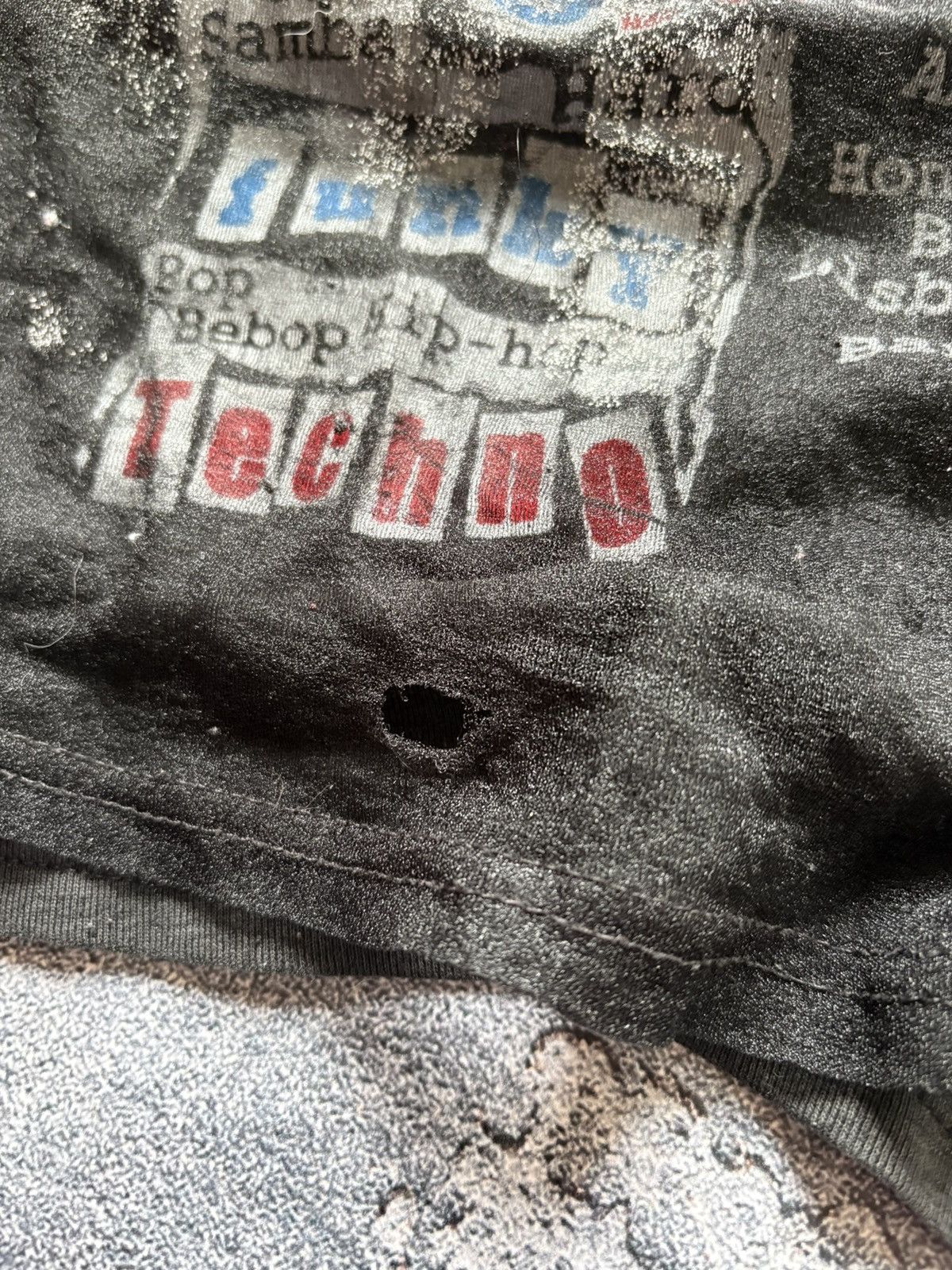 Hysteric Glamour Vintage 90s Morgan De Toi Y2K Grunge Printed Mesh Tank Top Size XS / US 0-2 / IT 36-38 - 8 Thumbnail