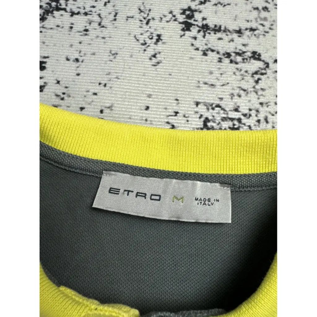 Etro Etro Polo Shirt Grey Size M Size US M / EU 48-50 / 2 - 4 Thumbnail