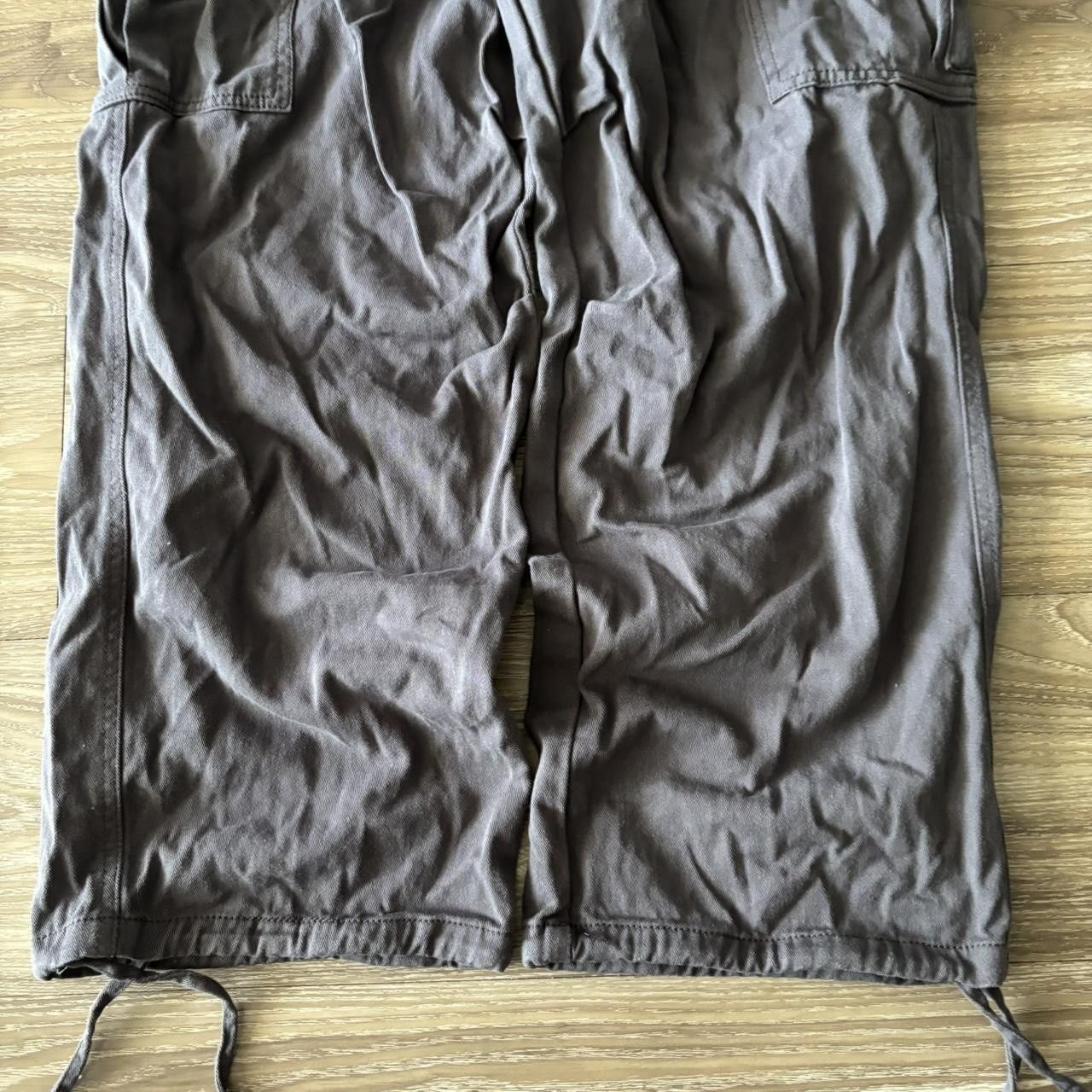 Japanese Brand Crazy Vintage Y2K/2000s Baggy Grey Streetwear Skater Style Cargo Pants! 29x29 Size US 29 - 6 Thumbnail