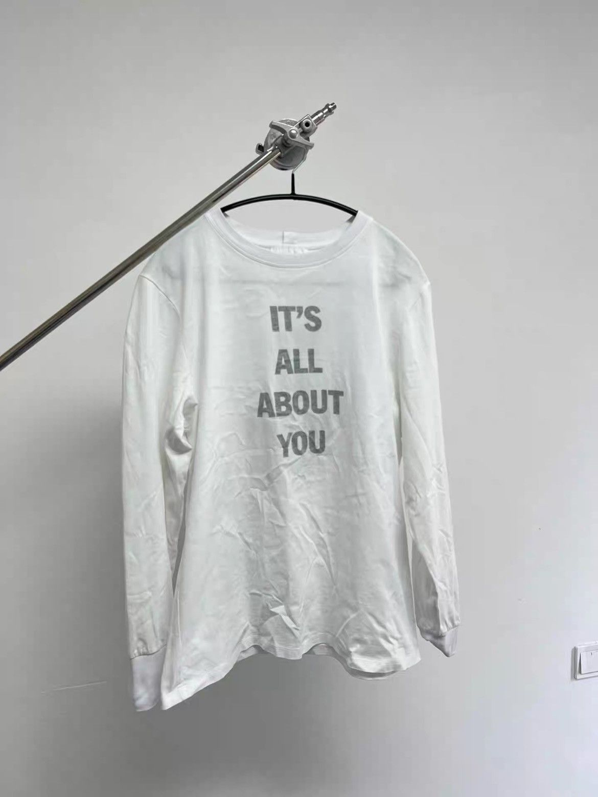 Helmut Lang Helmut Lang “it’s all about you” tee Size US M / EU 48-50 / 2 - 2 Thumbnail