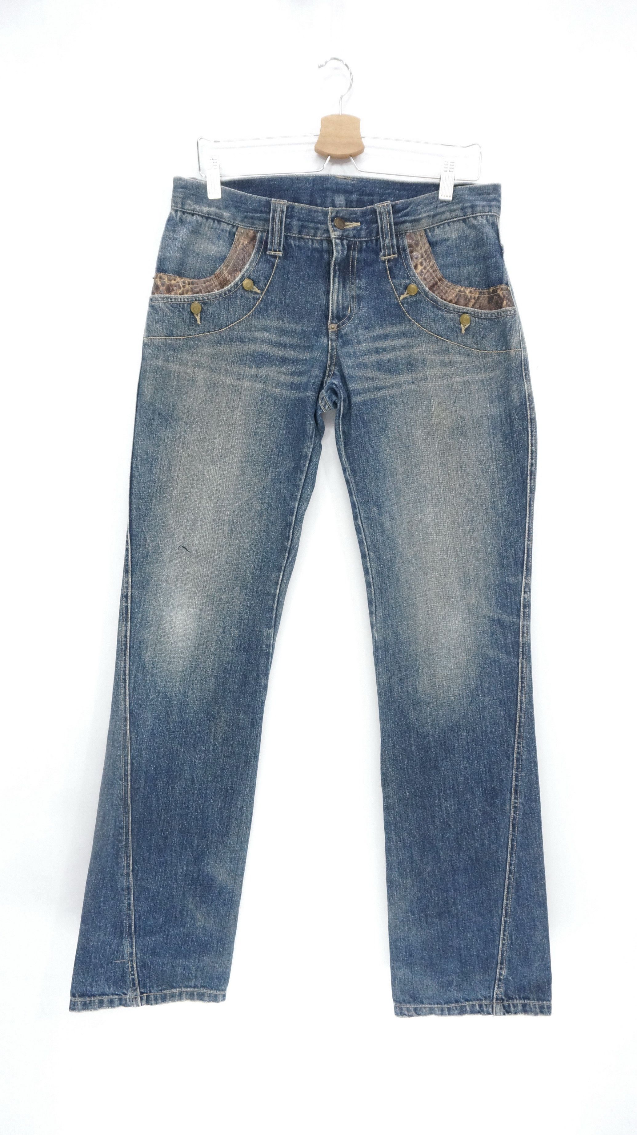 Japanese Brand TAKA-IQ Japan Vintage Jeans Size US 32 / EU 48 - 2 Thumbnail