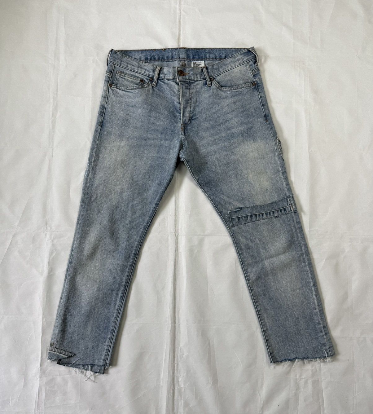H&M Vetements-Inspired Deconstructed Jeans Size US 33 - 1 Thumbnail