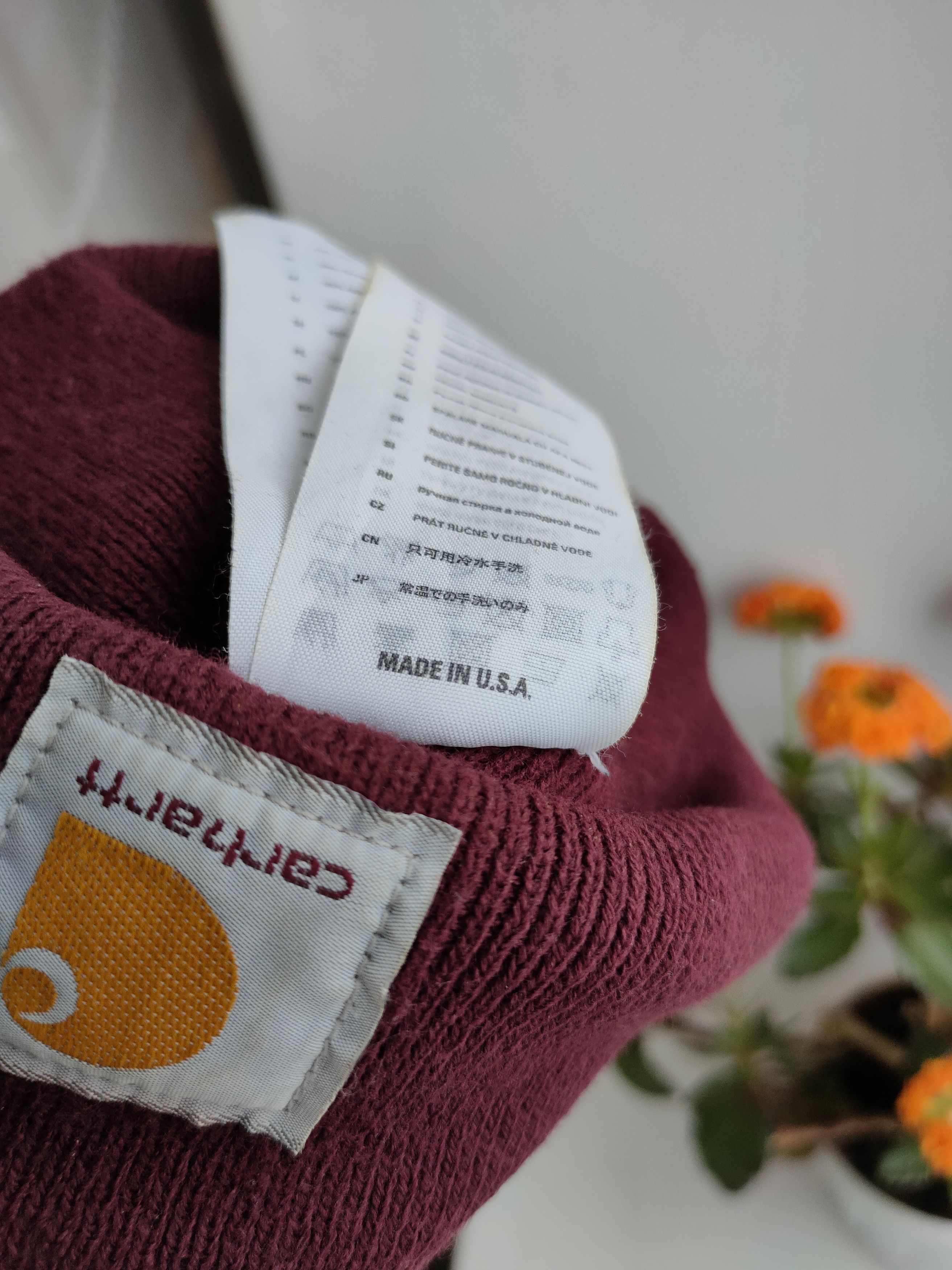 Carhartt Vintage Carhartt hat USA Y2K Carhartt beanie hat Size ONE SIZE - 4 Thumbnail