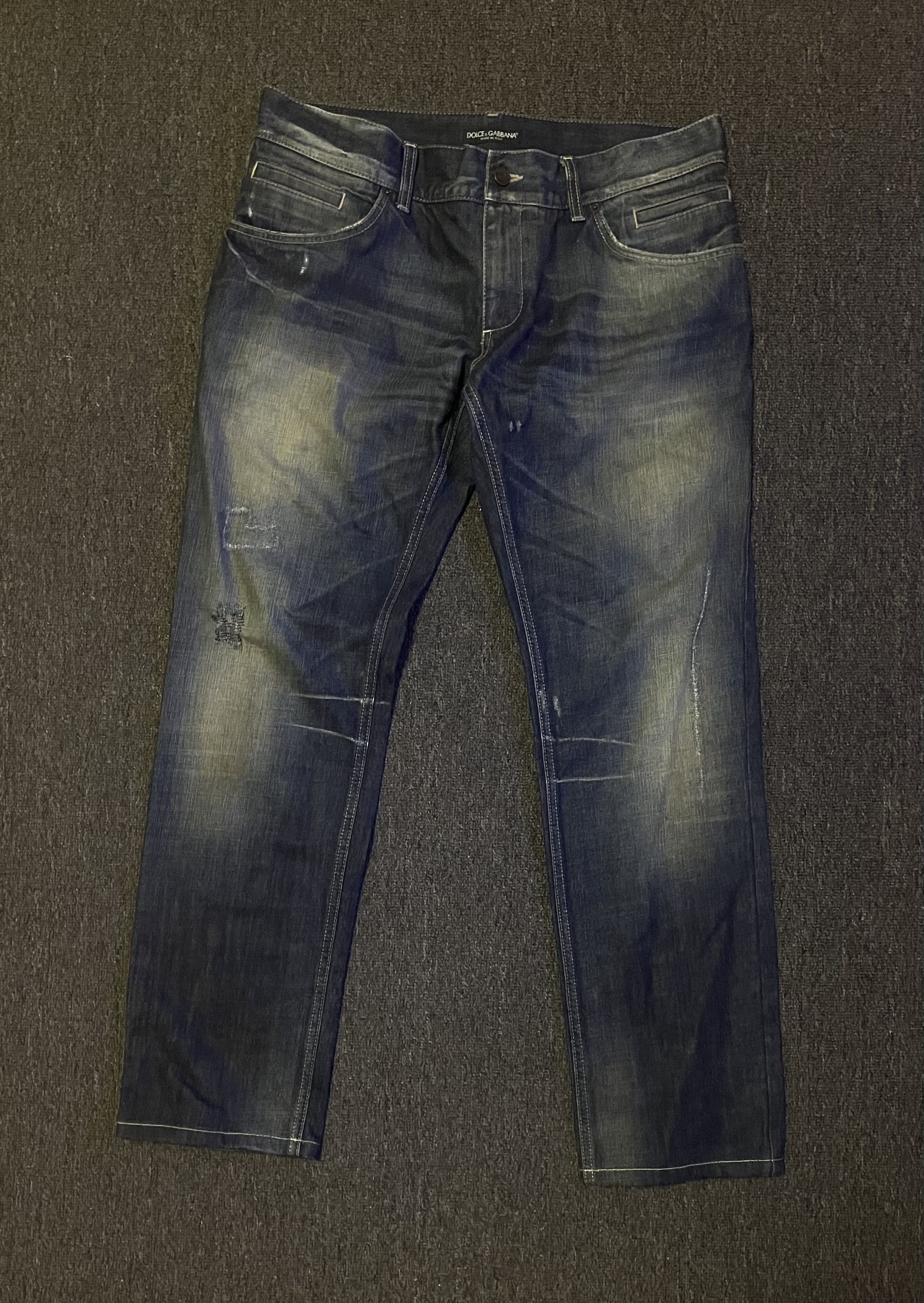 image of Dolce Gabbana Mens Denim Jeans Size 52/36 in Blue