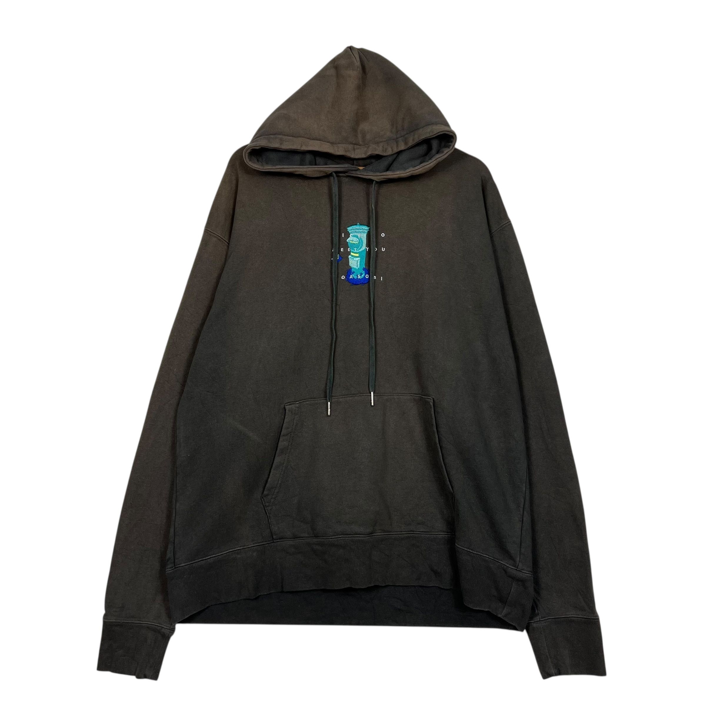 Japanese Brand YOASOBI Sun Faded Green Pullover Hoodies #3836-C175 Size US L / EU 52-54 / 3 - 1 Thumbnail