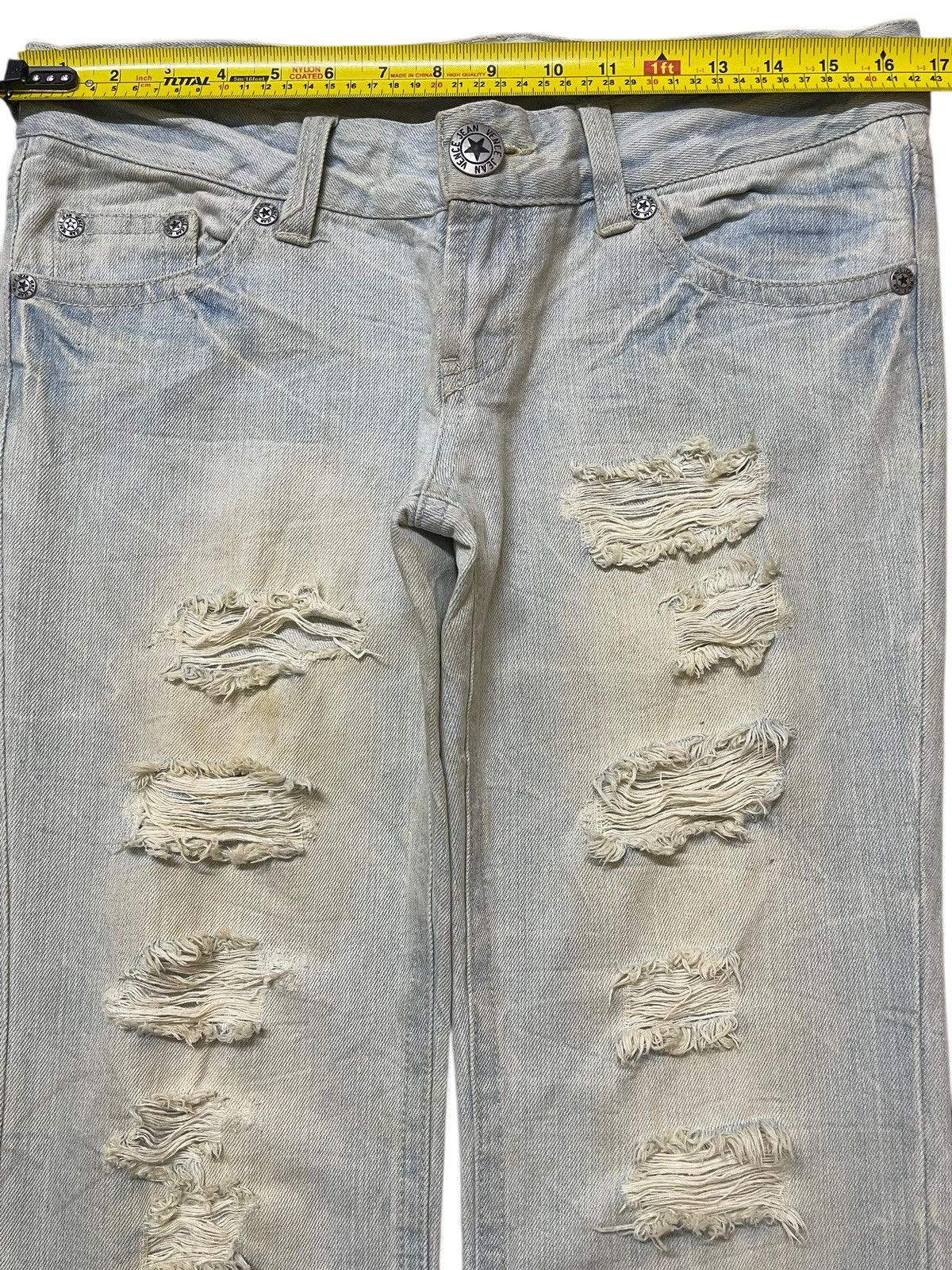 Hysteric Glamour Vintage Japanese Brand Mud Wash Distressed Painted Jeans Size US 32 / EU 48 - 11 Thumbnail
