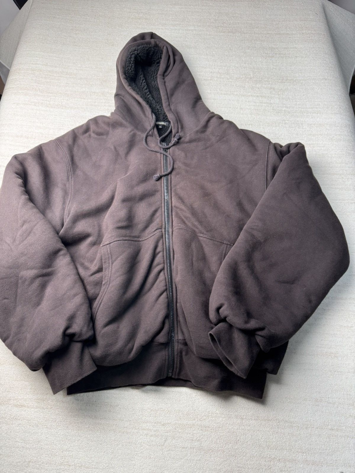 Yeezy Season 5 sherpa lined hoodie Size US S / EU 44-46 / 1 - 1 Thumbnail