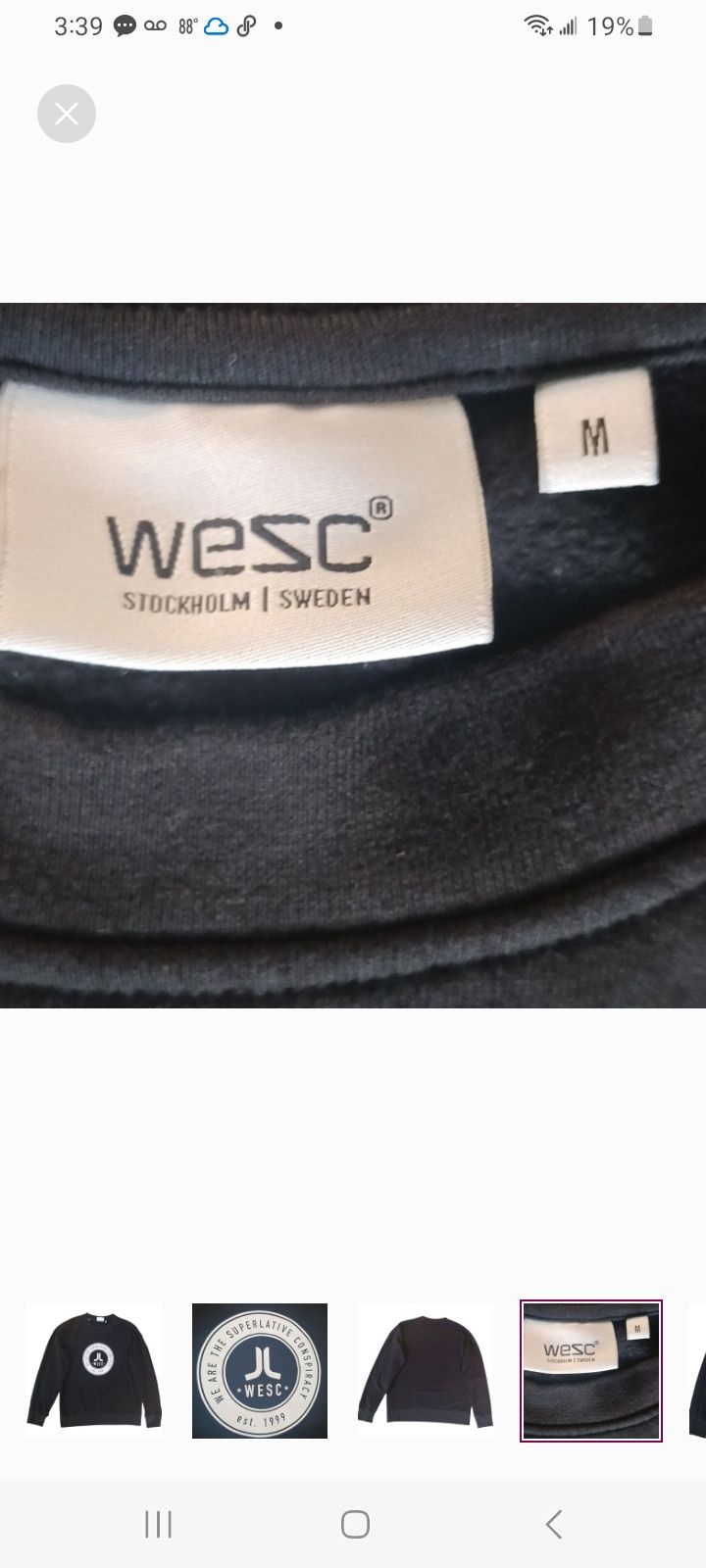 WeSC WESC SUPERLATIVE Sweater Size US M / EU 48-50 / 2 - 4 Thumbnail