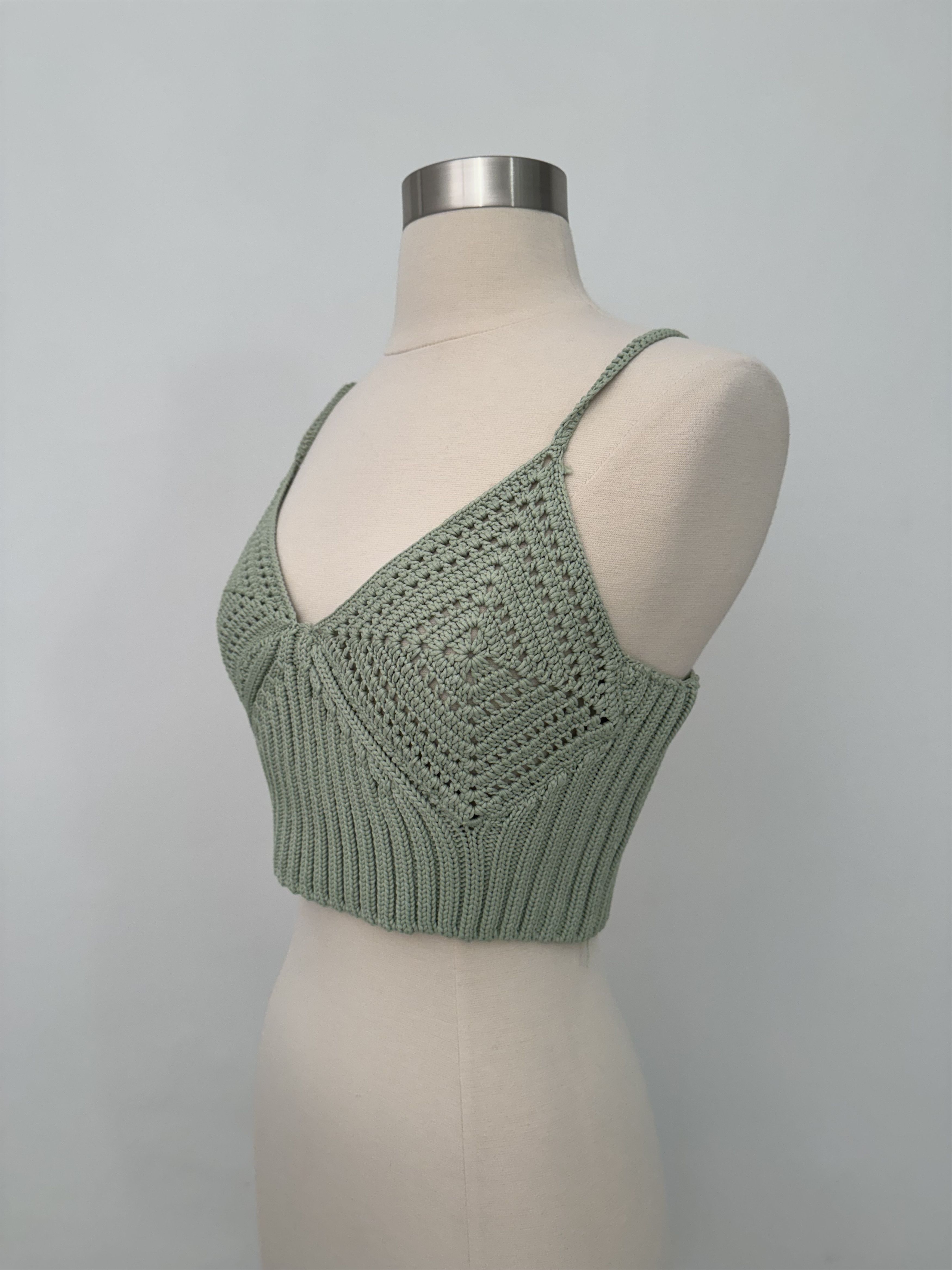 Jonathan Simkhai Knitted Crop Top Size XS / US 0-2 / IT 36-38 - 2 Thumbnail