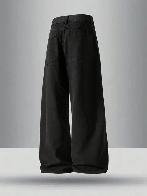 Jean × Vintage Vintage RETRO Casual Straight Leg jeans loose Size US 36 / EU 52 - 4 Thumbnail