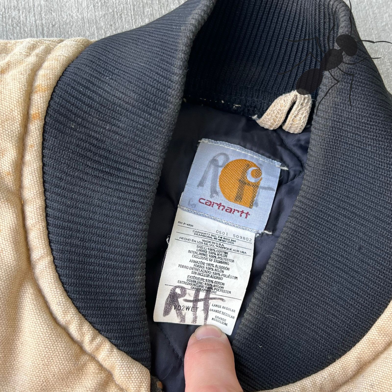 Carhartt × Vintage Carhartt V02 WET brown work wear vest Size US L / EU 52-54 / 3 - 7 Thumbnail