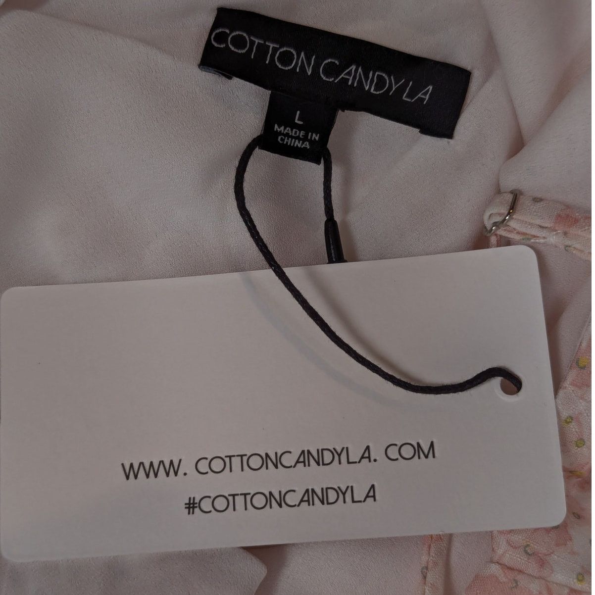 Other Cotton Candy LA Floral Print Spaghetti Strap Maxi Dress Size L / US 10 / IT 46 - 5 Thumbnail