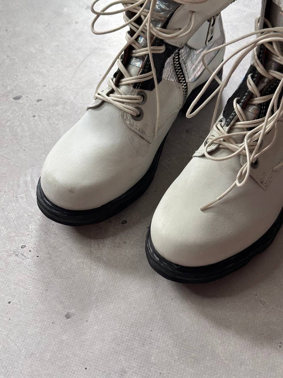 A.S.98 A.S 98 Airstep Zipper Woman’s Leather High Top Boots Size US 7 / IT 37 - 5 Thumbnail