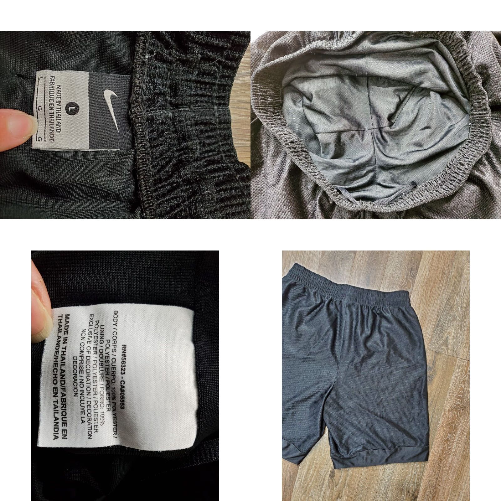 Nike Glanz Satin Finish Basketball Shorts with Slash Pockets and Elastic Waistband for Men in Black by Nike Grailed