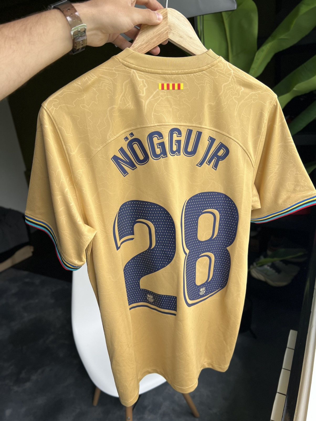 Nike Nike Barcelona Away Jersey 22/23 S Nöggu Jr #28 Size US S / EU 44-46 / 1 - 22 Thumbnail