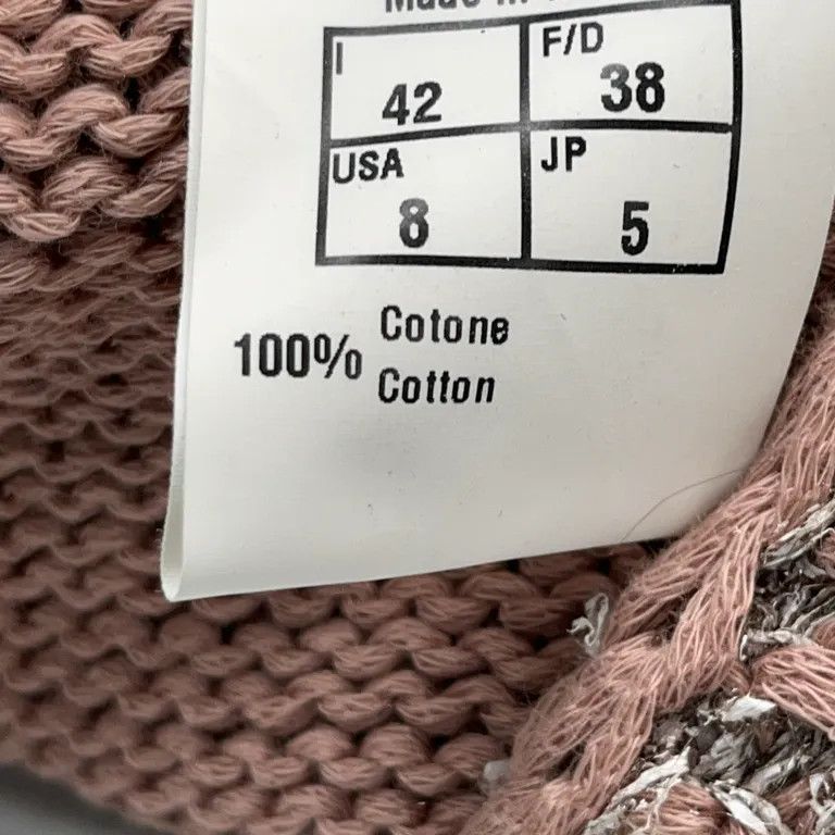 Nicolas & Mark Vulpinari Cotton Knit Cardigan Size 42 Made in Italy Size M / US 6-8 / IT 42-44 - 4 Thumbnail