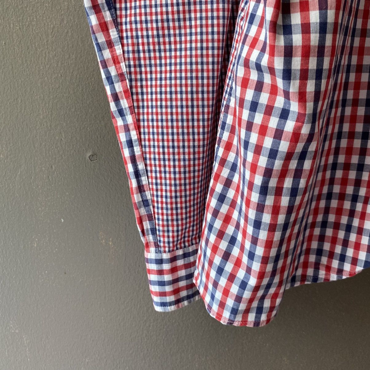 Frapbois FRAPBOIS Red Blue Gingham Check Shirt Size XS / US 0-2 / IT 36-38 - 14 Thumbnail