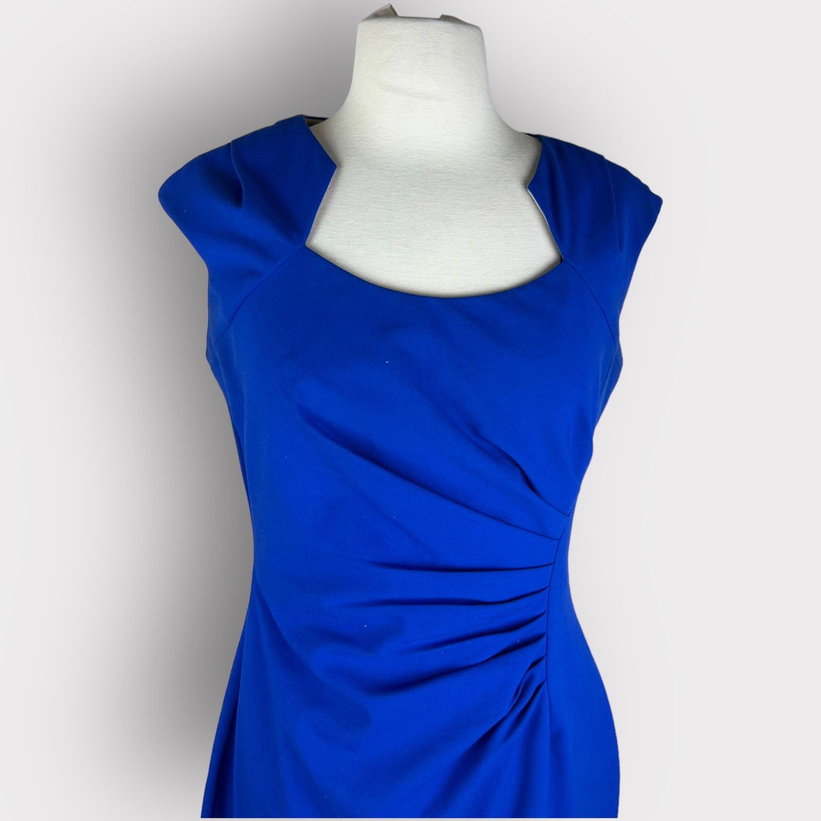 Calvin Klein Calvin Klein | Cobalt Blue Sheath Dress | Size 4 Size S / US 4 / IT 40 - 5 Thumbnail