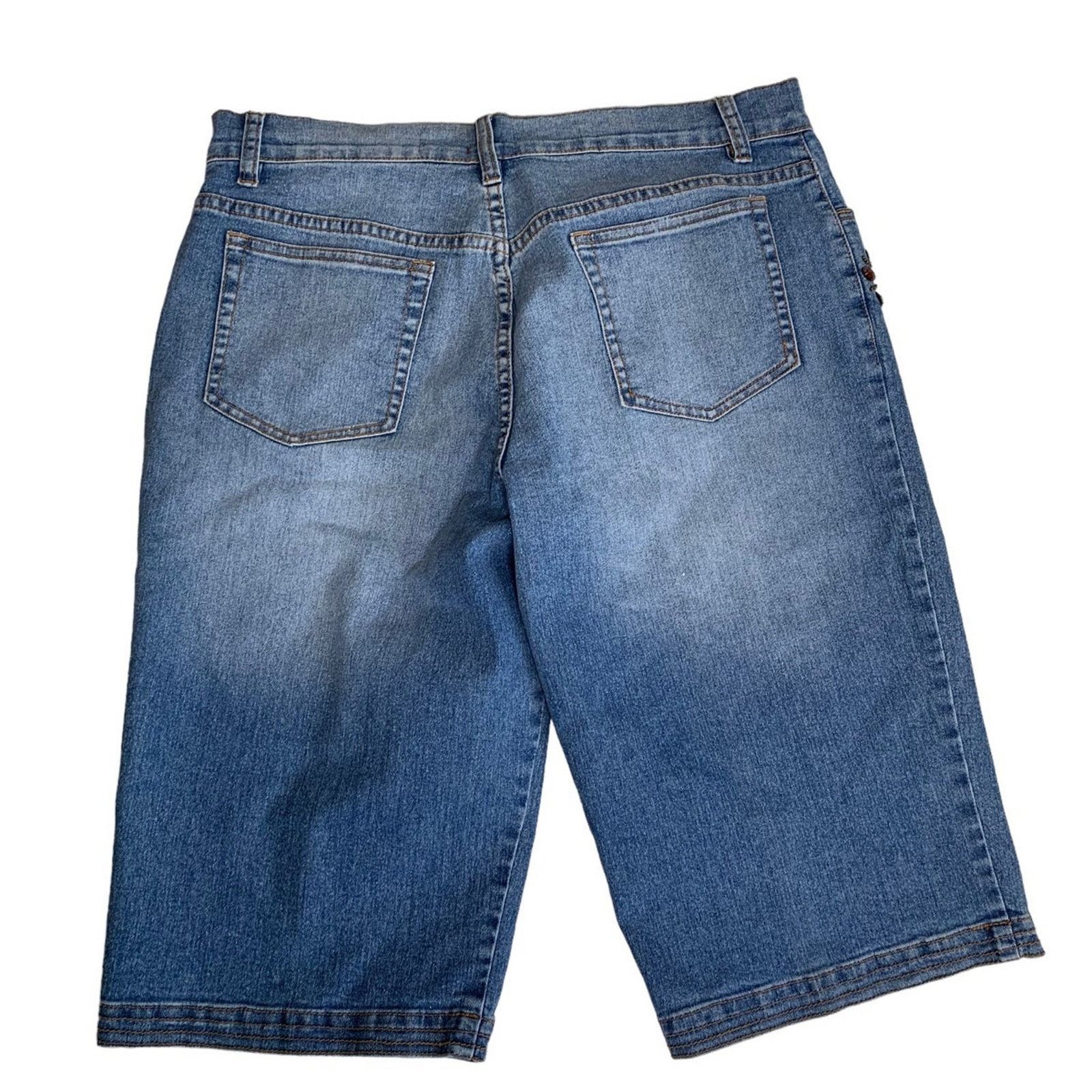 Other V. Cristina Capri Jeans Women’s Sz 14 Capri Gem Stones NEW Size 36" / US 14 / IT 50 - 4 Thumbnail