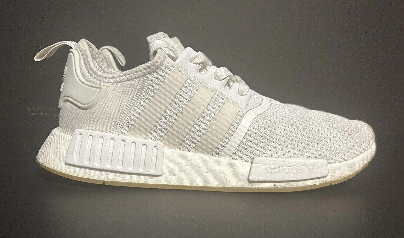 Adidas Originals Men's NMD_R1 D96635 White White Gum - Sz 9