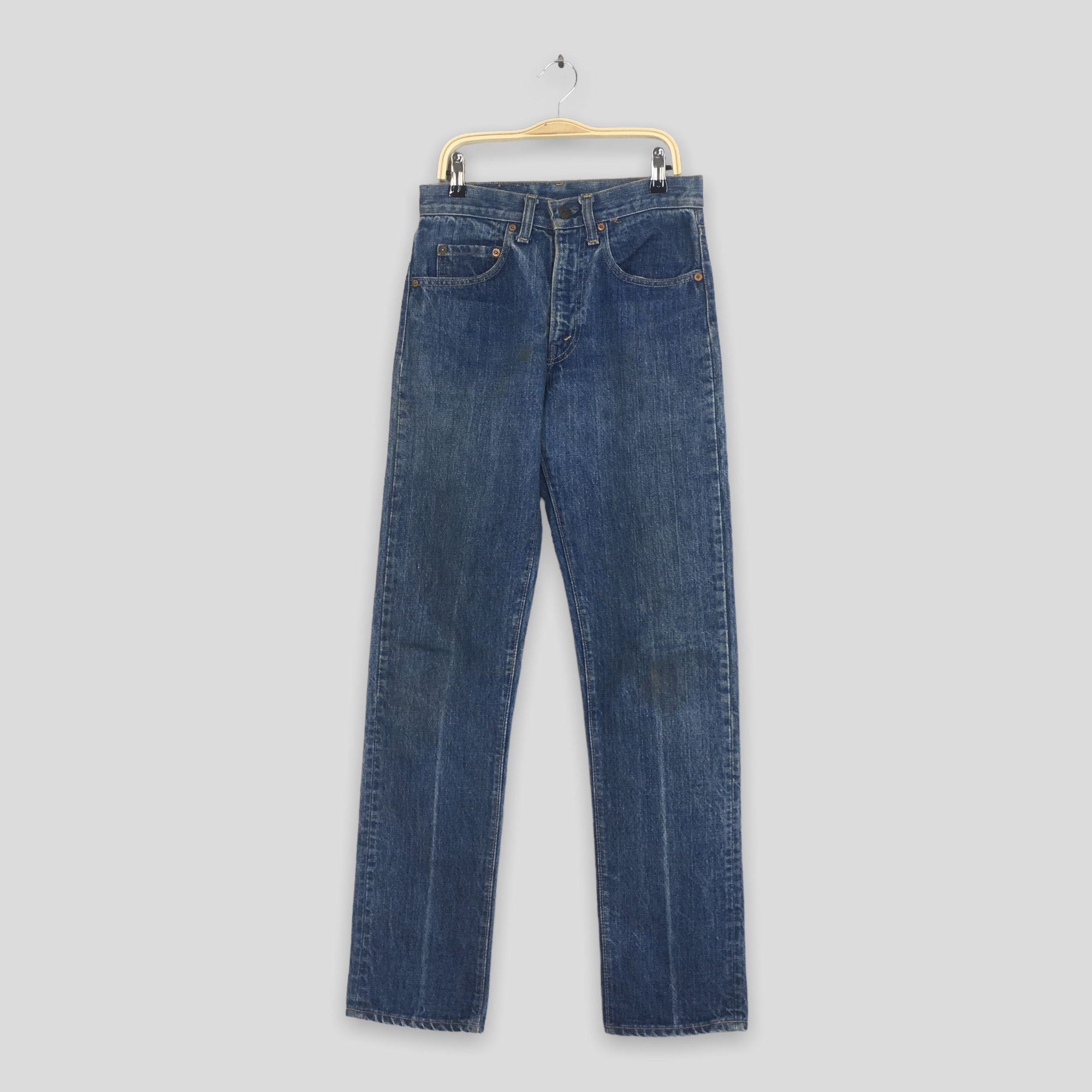 image of Levis x Vintage Size 26X31.5 Vintage 70's Levi's 505 Dirty Denim Jeans in Blue, Women's