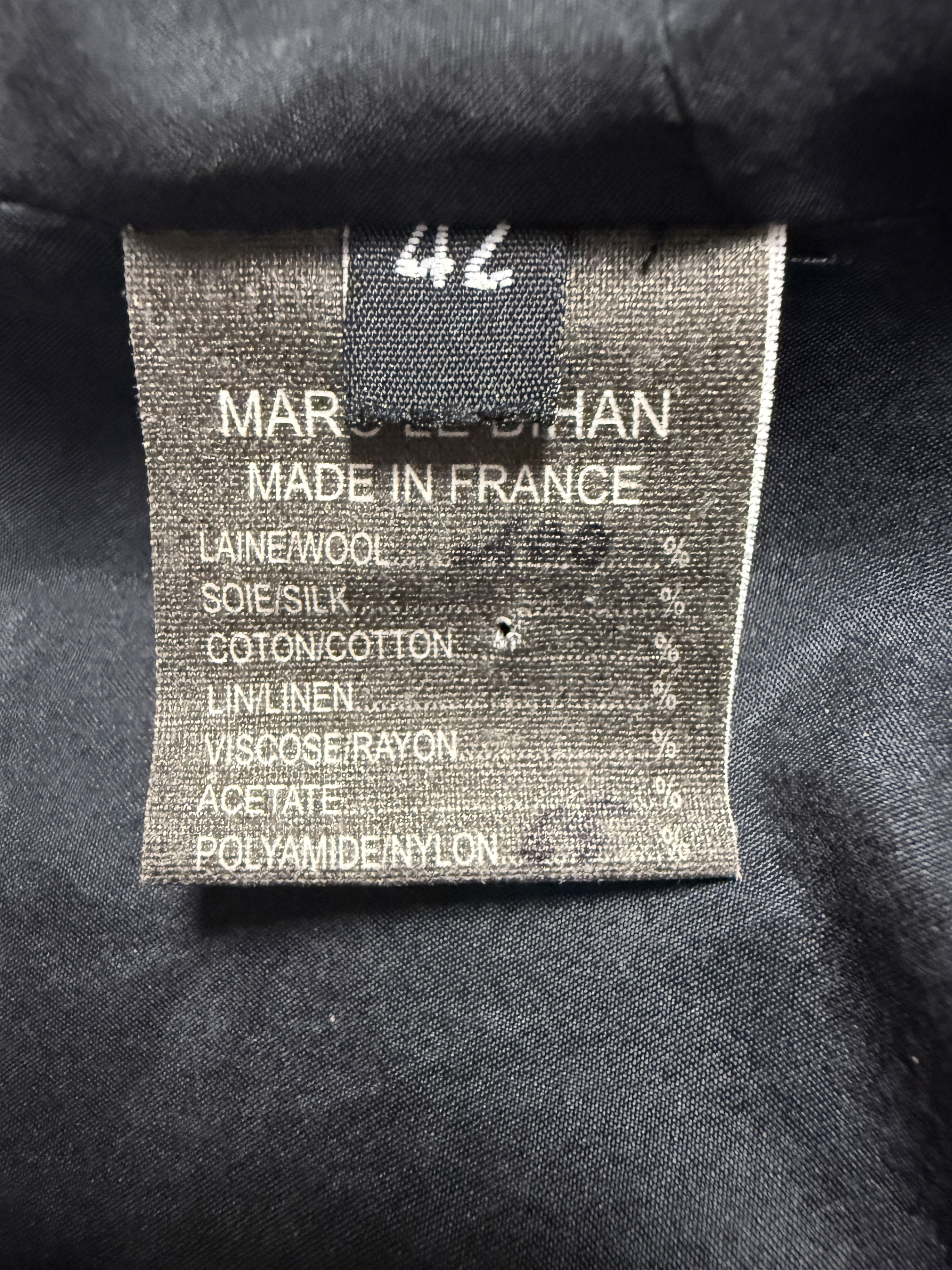 Marc Le Bihan Marc Le Bihan Wool Cropped Blazer Size M / US 6-8 / IT 42-44 - 4 Thumbnail
