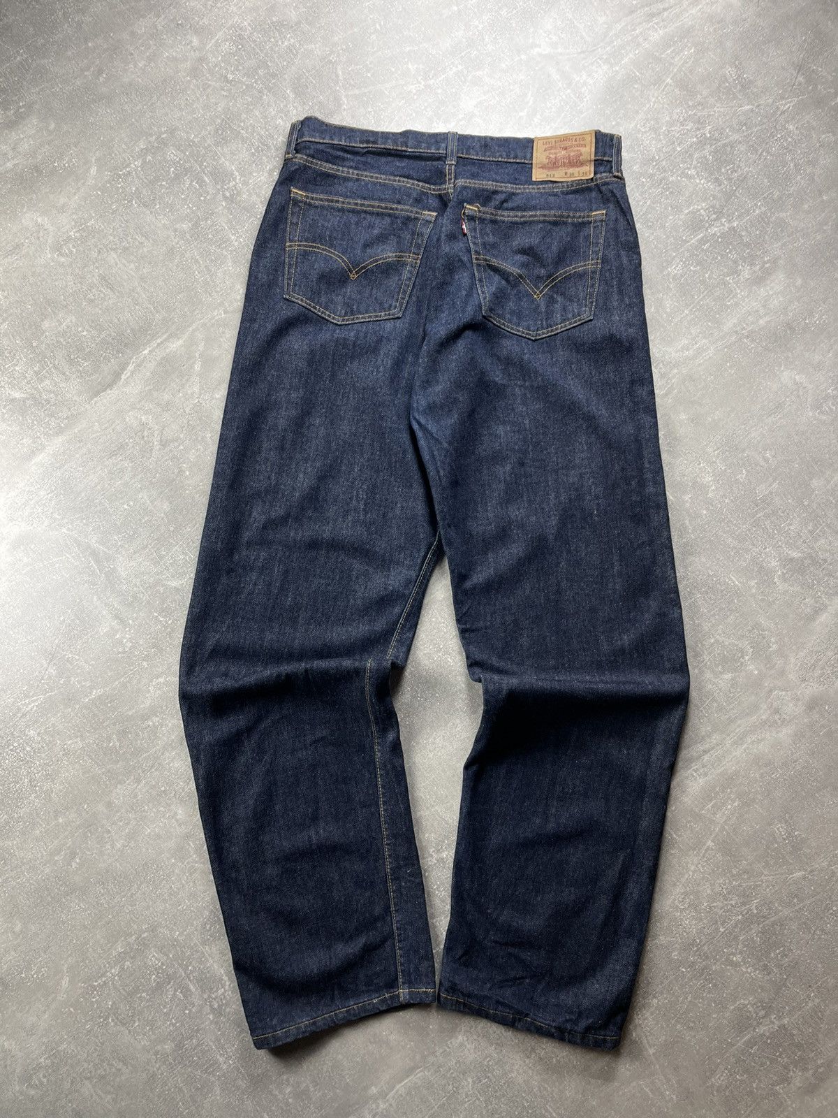 Levi's Levi’s 513 "Big Boy" VNTG Jeans Dark Blue Denim Size US 38 / EU 54 - 2 Thumbnail