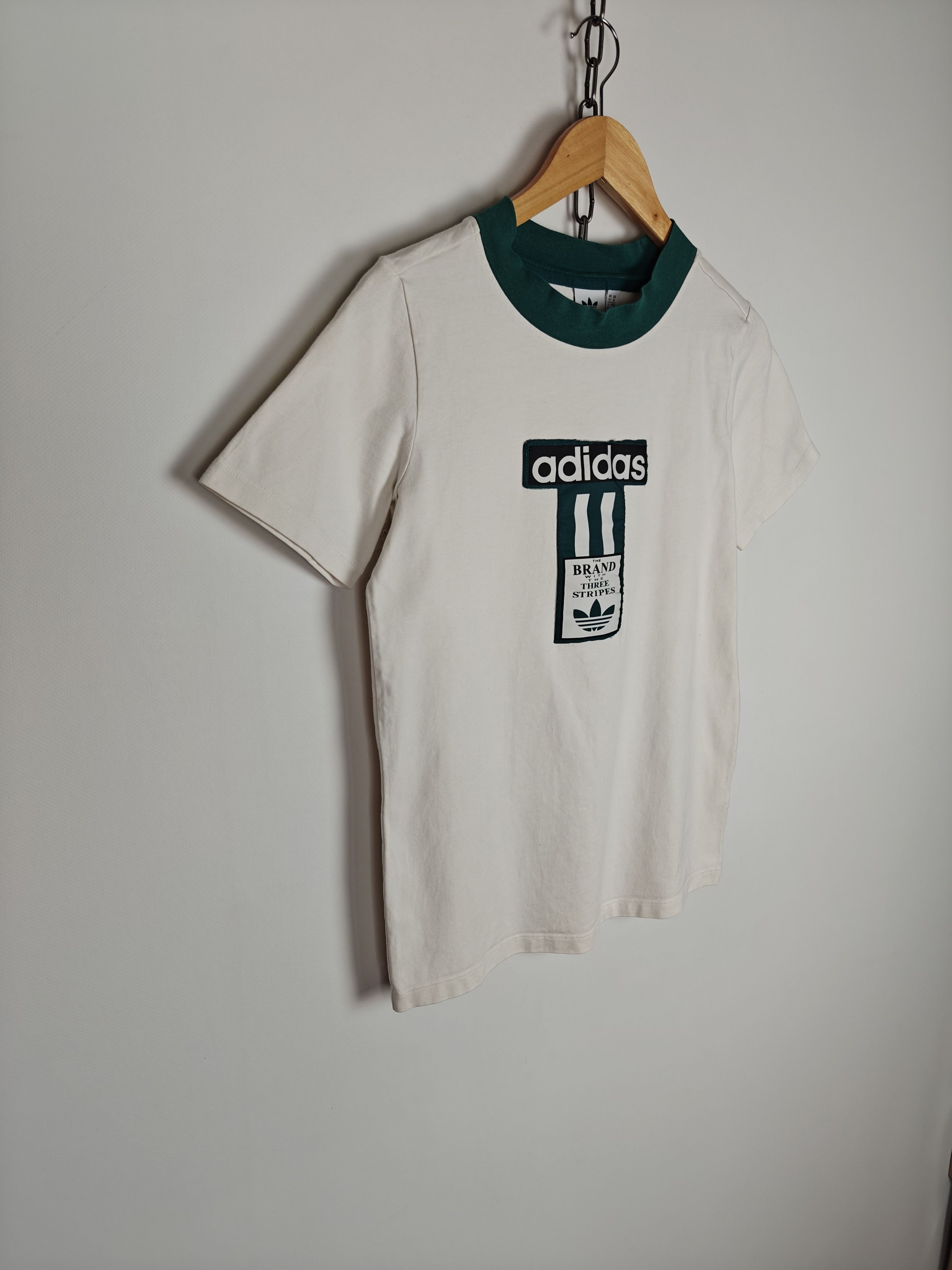 Adidas Adidas Originals T-Shirt The 3 Stripes Brand White M Size M / US 6-8 / IT 42-44 - 5 Thumbnail