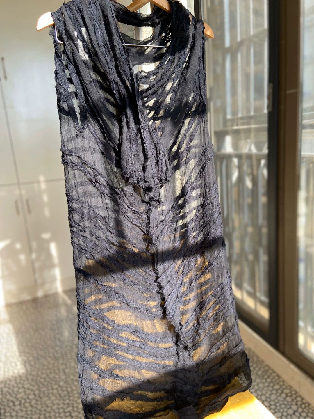 Simona Tagliaferri Simona Tagliaferri Destructed Silk-Blend Dress M Unisex Size M / US 6-8 / IT 42-44 - 3 Thumbnail