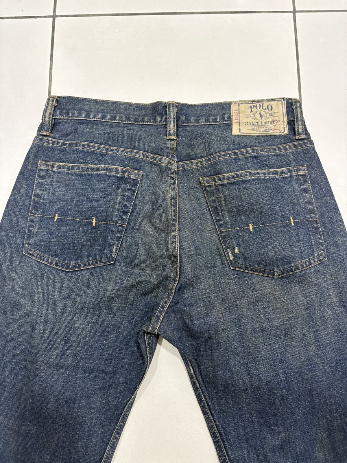 Polo Ralph Lauren crazy vintage y2k polo ralph lauren baggy jeans Size US 31 - 3 Thumbnail