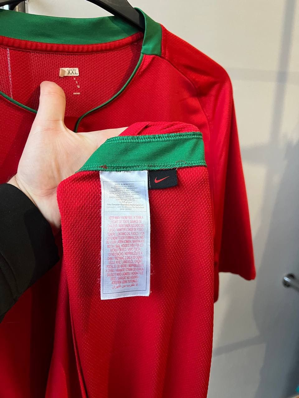 Nike 2008/10 PORTUGAL TEAM HOME SOCCER JERSEY FOOTBALL SHIRT 2XL Size US XXL / EU 58 / 5 - 12 Thumbnail