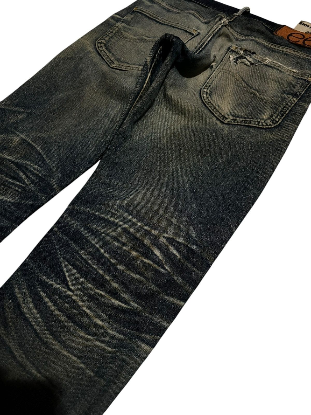 Comme des Garcons Y2k Lee Selvedge Lot 101 Distressed Season Faded Jeans Size US 30 / EU 46 - 8 Thumbnail