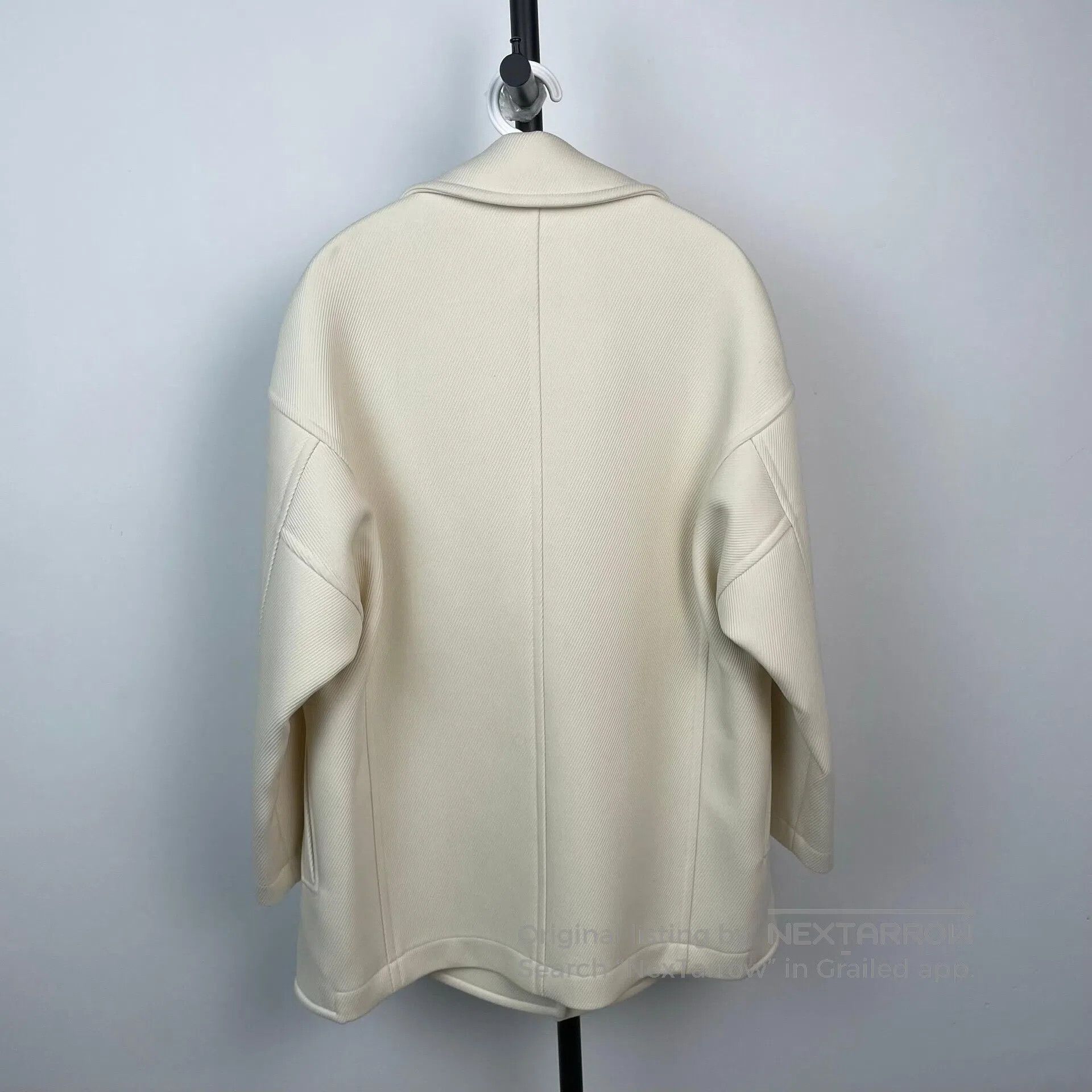 Hermes Hermes Oatmeal Soft Tweed Coat Size 34| Size XXS / US 00 / IT 34 - 2 Thumbnail