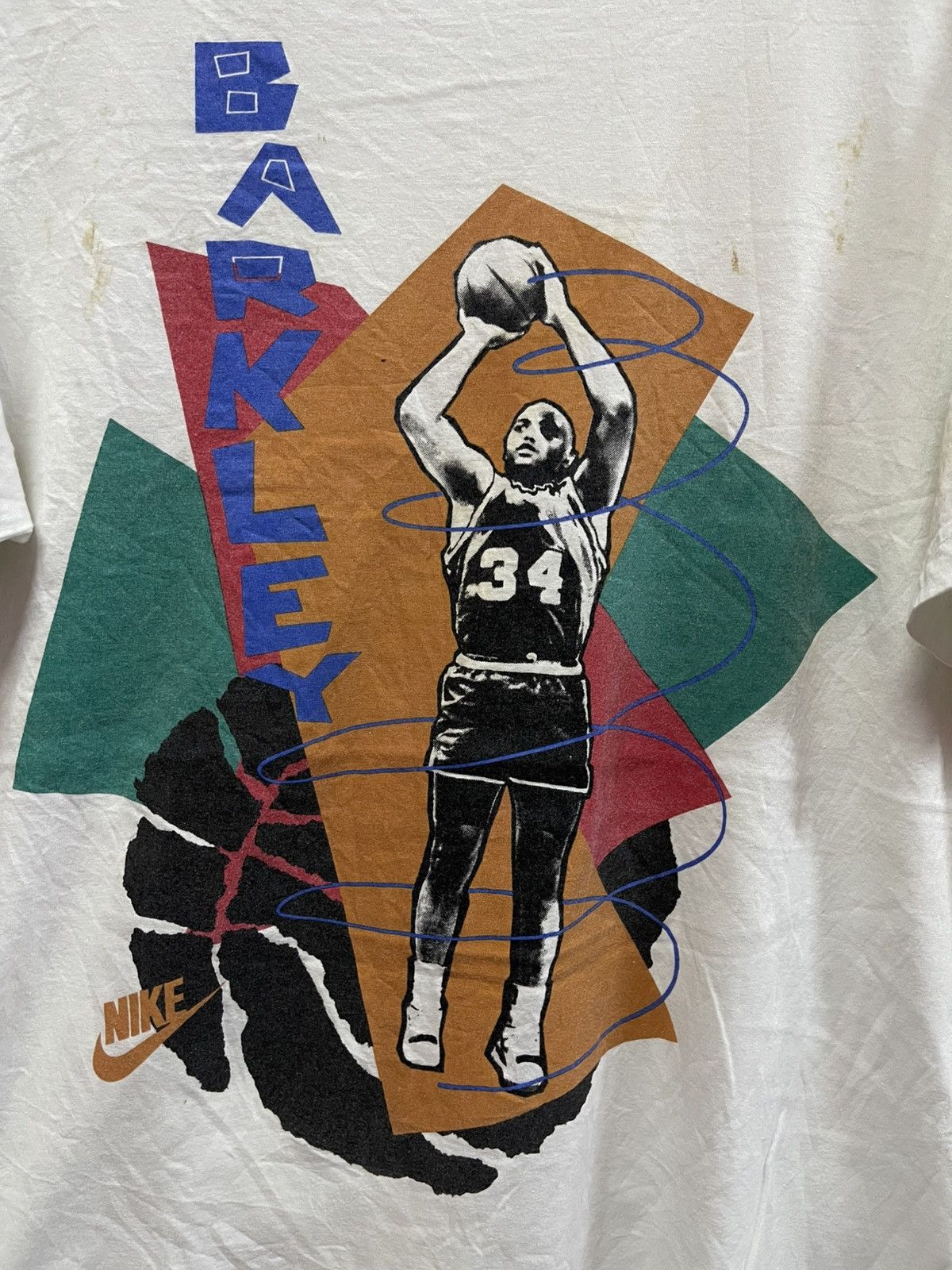 Nike Vintage 90s Nike Charles Barkley🔥🔥🔥 Size US L / EU 52-54 / 3 - 2 Thumbnail