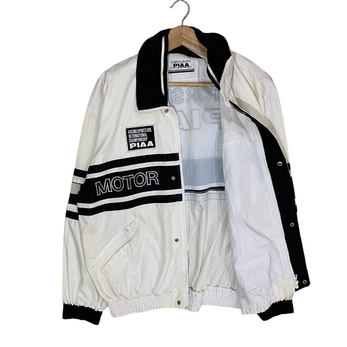 Sports Specialties ⚡️VINTAGES PIAA TERZO UOMO SPELL OUT RACING BOMBERS JACKET Size US L / EU 52-54 / 3 - 7 Thumbnail
