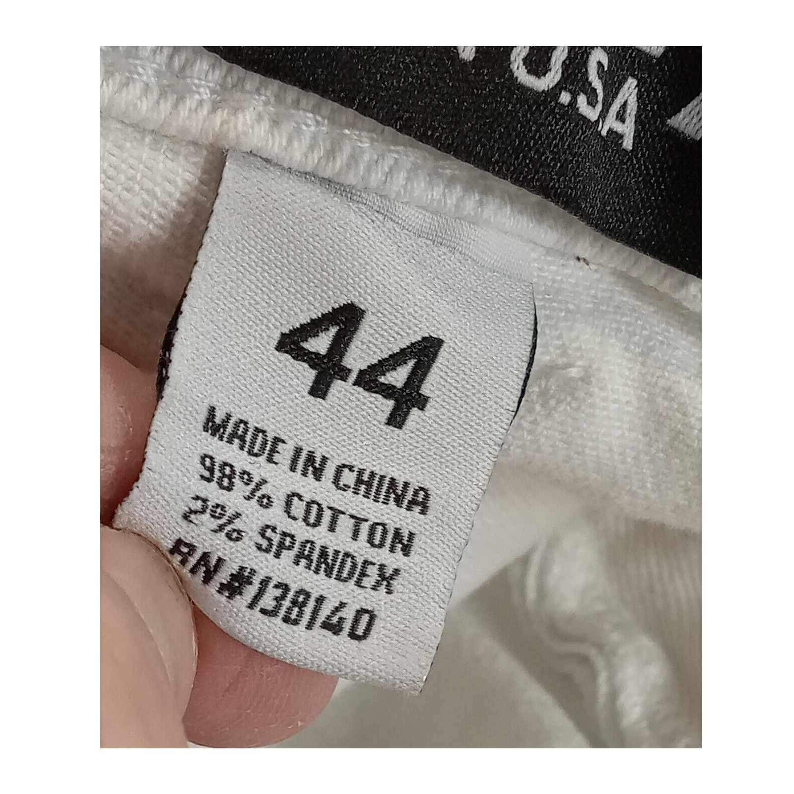 Born Fly Born Fly Shorts 44 Men's Cut Off Y2K Streetwear White Denim Size US 44 / EU 60 - 6 Thumbnail