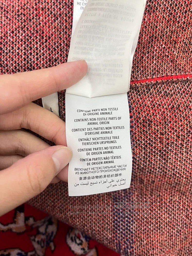 Gucci Gucci Red Piglet Sweater Cardigan coat Size L / US 10 / IT 46 - 8 Thumbnail