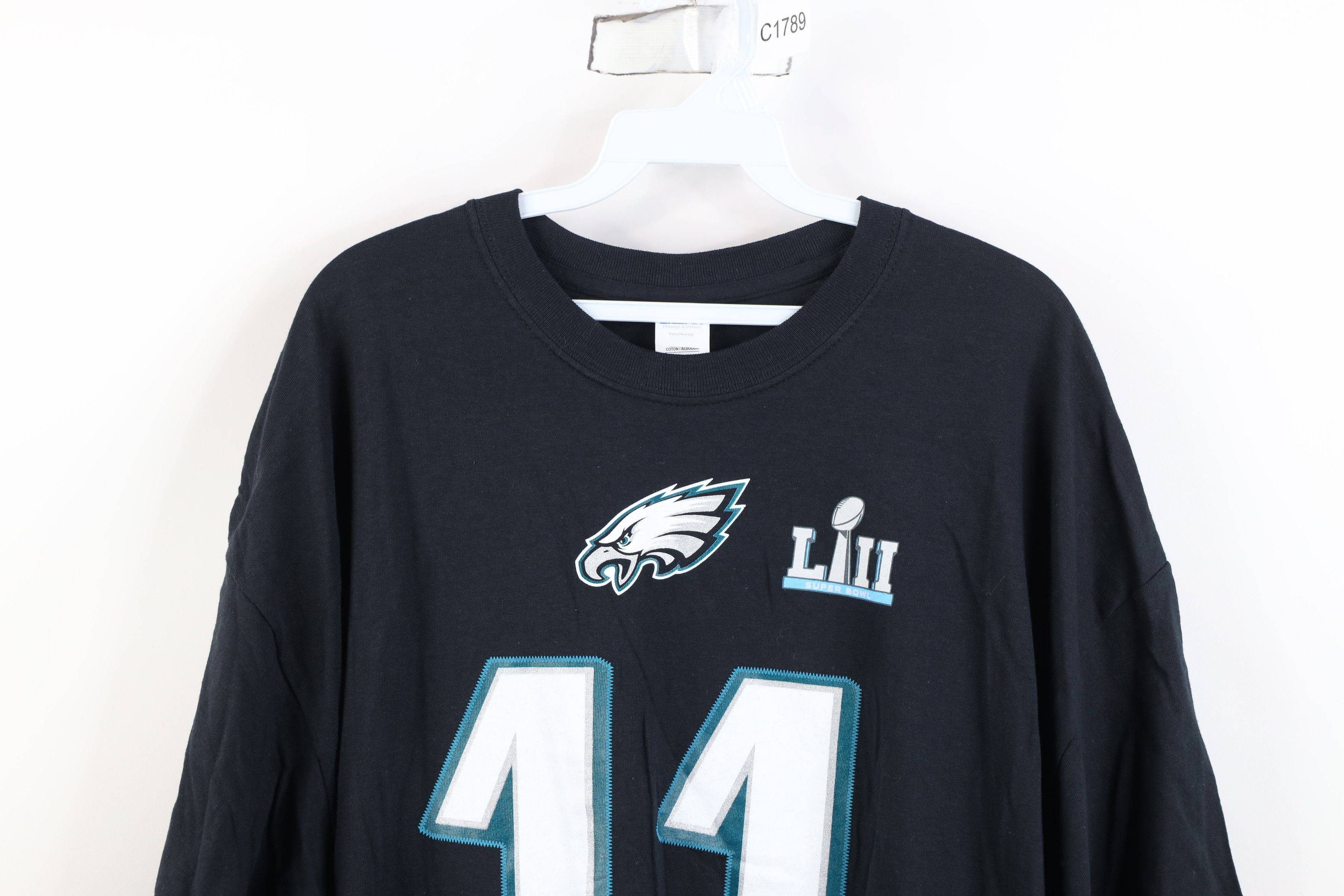 Vintage New Super Carson Wentz Philadelphia Eagles Jersey T-Shirt Size US XXL / EU 58 / 5 - 2 Thumbnail