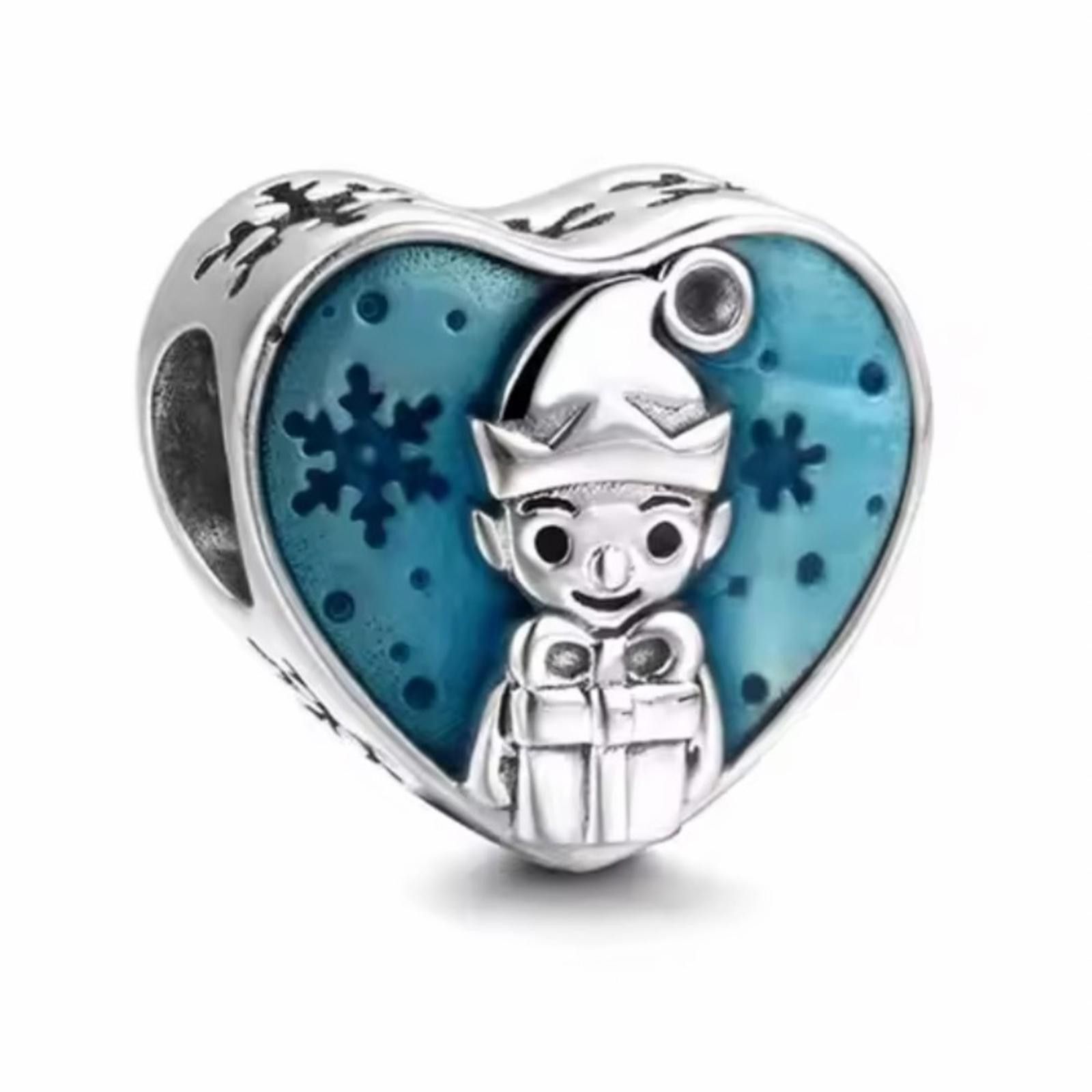 Other NWOT Santa's Elf Heart Charm Sterling Silver 925 Size ONE SIZE - 1 Thumbnail