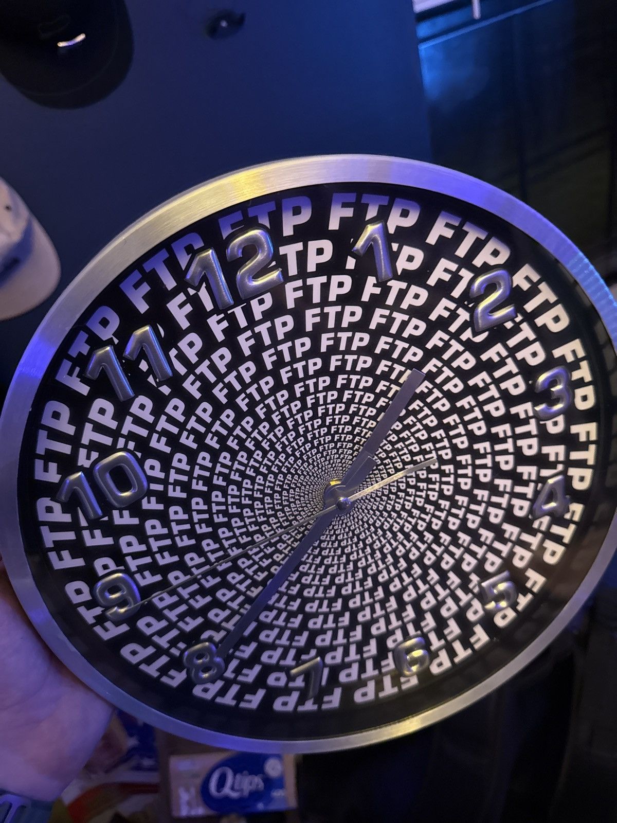 Fuck The Population FTP Spiral Clock Size ONE SIZE - 2 Thumbnail