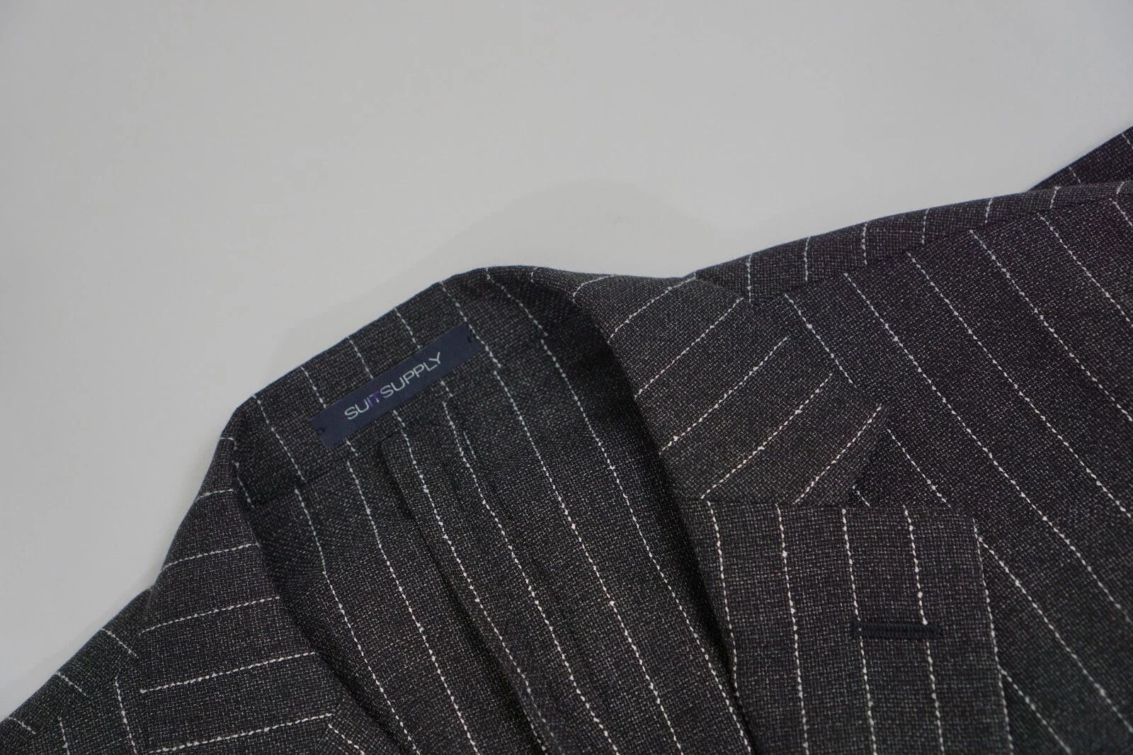 Suitsupply Men Suitsupply Blazer La Spalla Traveller Pinstriped UK/US40 Size 40R - 3 Thumbnail