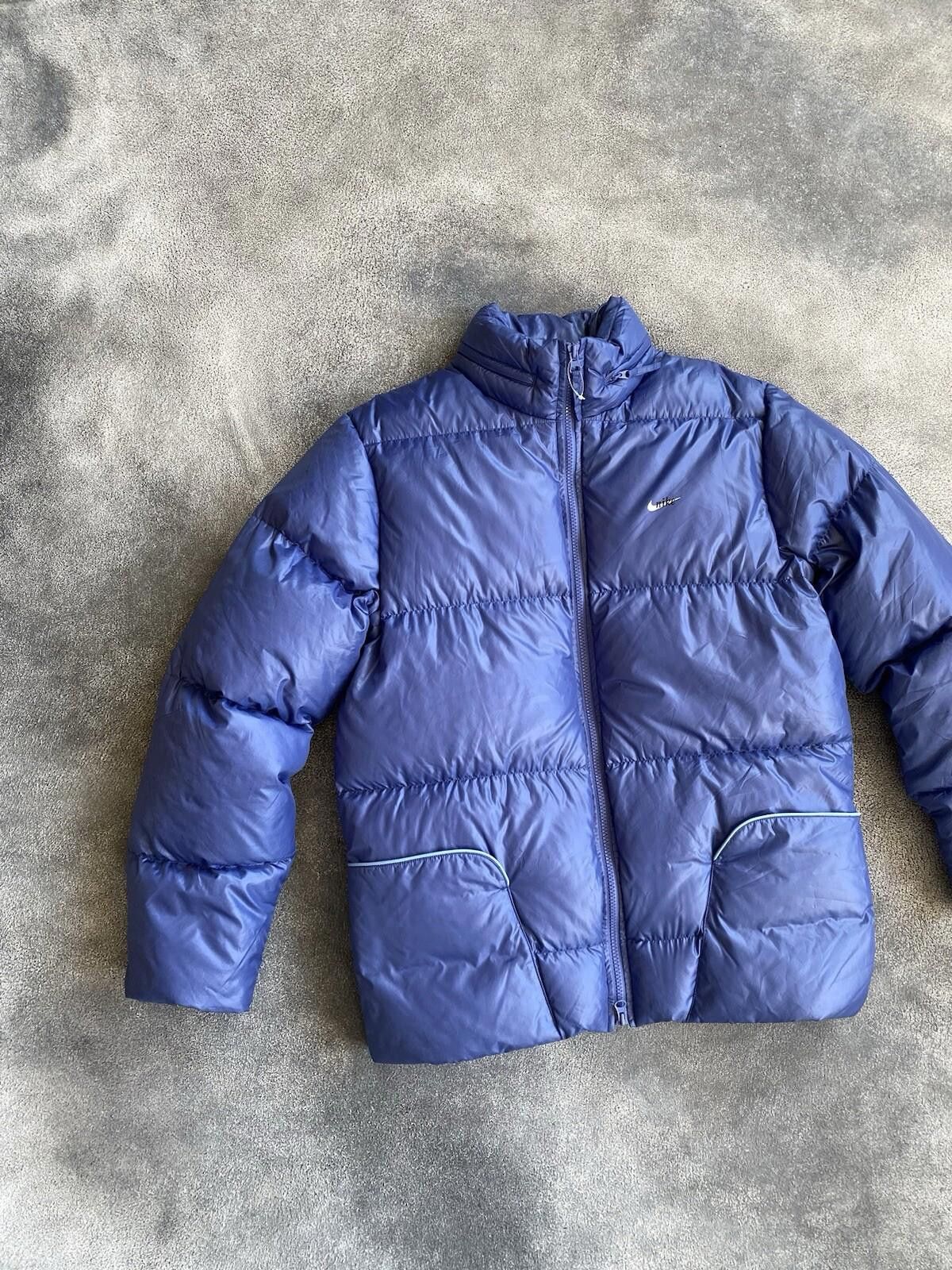 Nike 2000’s Nike “Sky Blue” Down Puffer Jacket Vintage Size M / US 6-8 / IT 42-44 - 4 Thumbnail
