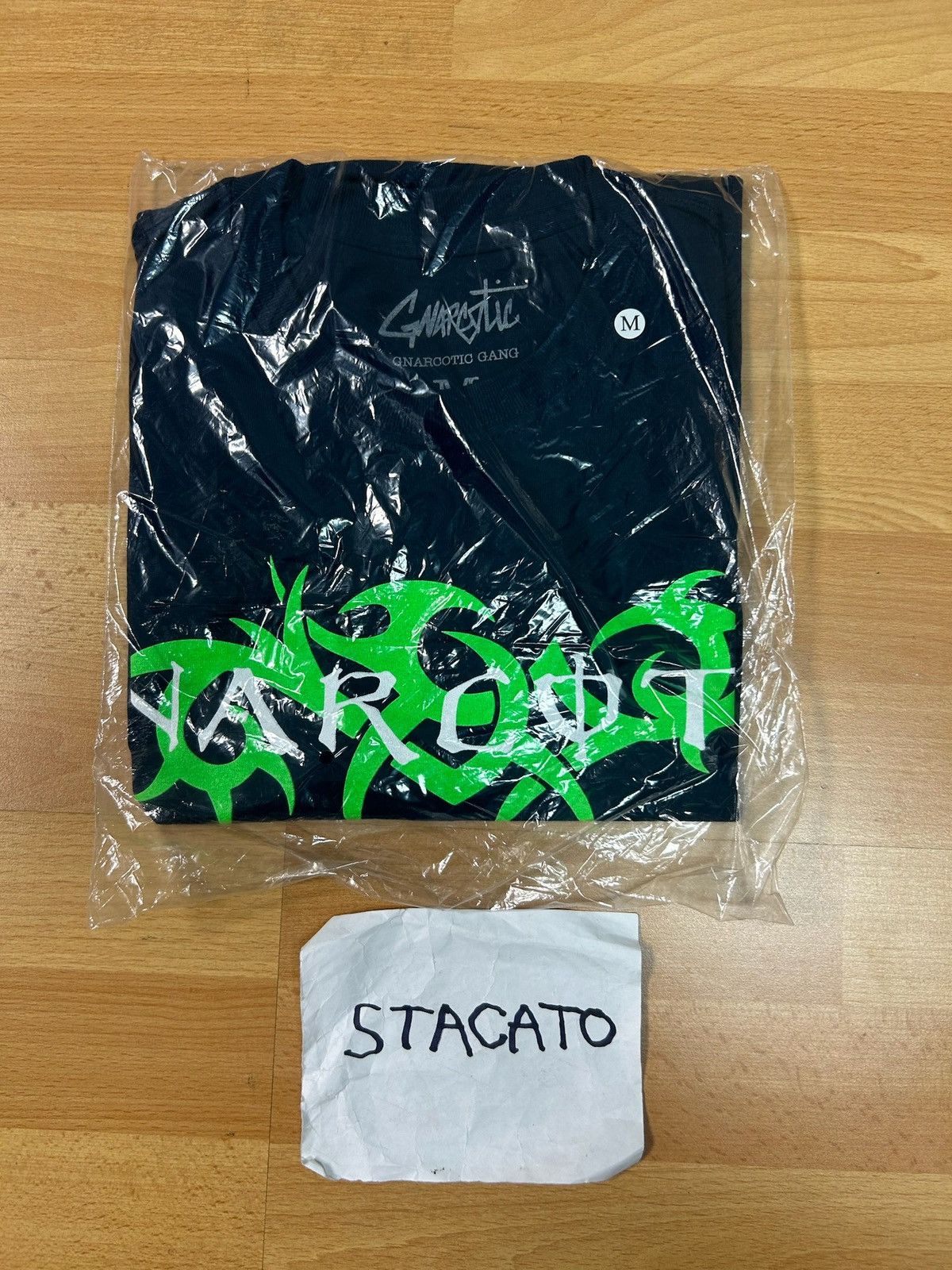 Gnarcotic × Rap Tees Gnarcotic Lil Gnar Logo Tee Navy/Green Size US M / EU 48-50 / 2 - 2 Thumbnail